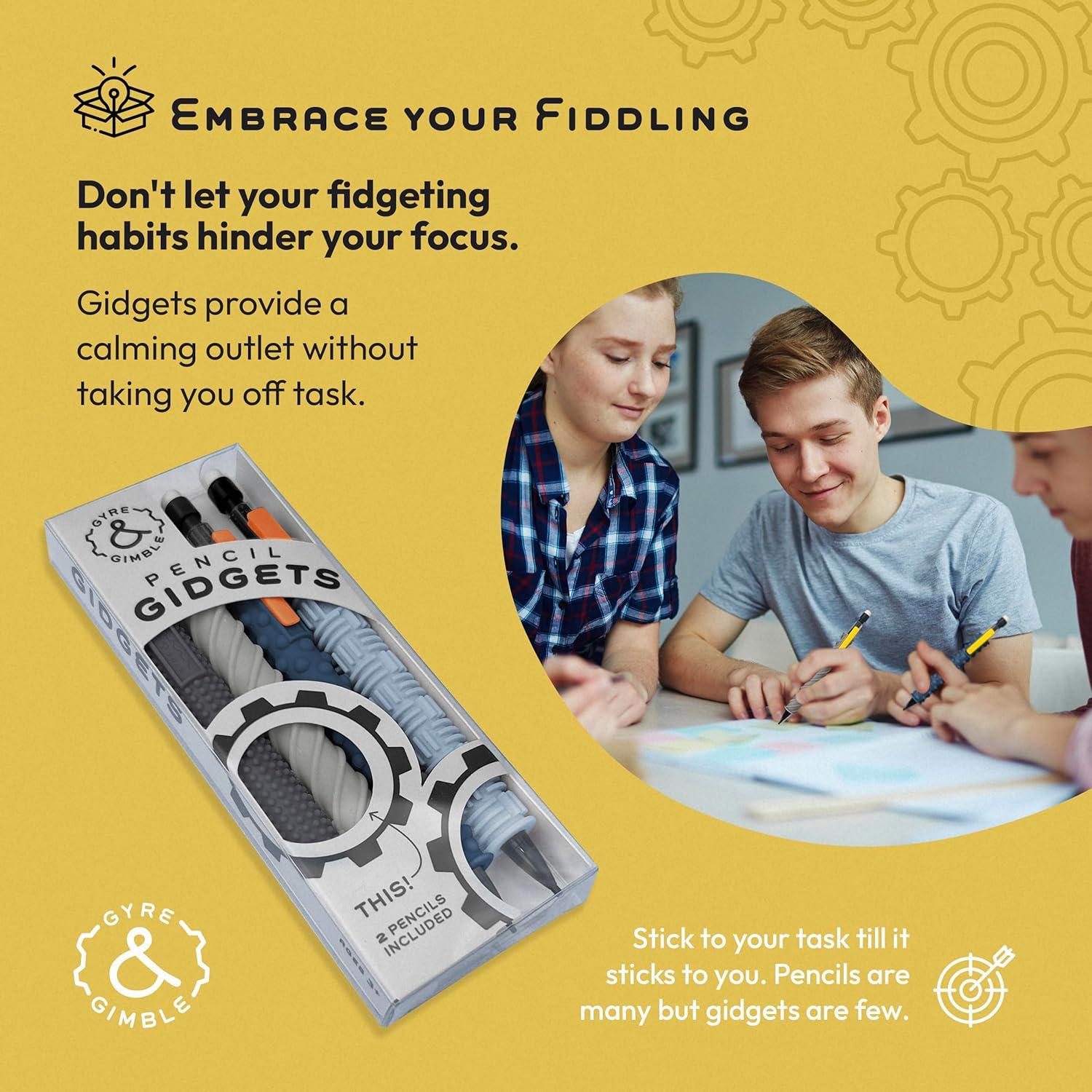 Funda de Silicona Texturizada Gyre & Gimble para Lápiz - 4 Fundas