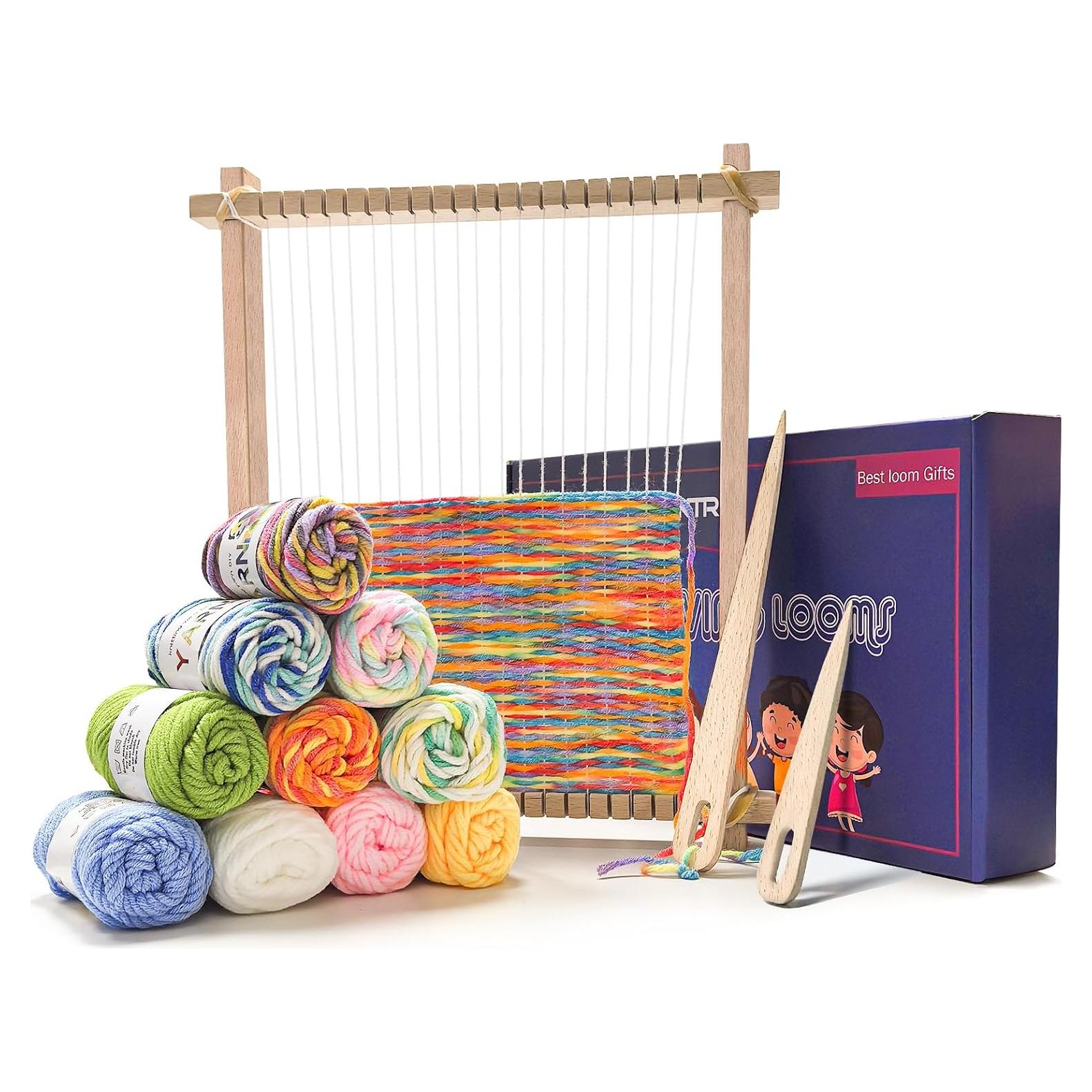 Telar de Tejido LYKTRIX para Niños 28x24 cm - Kit de Manualidades