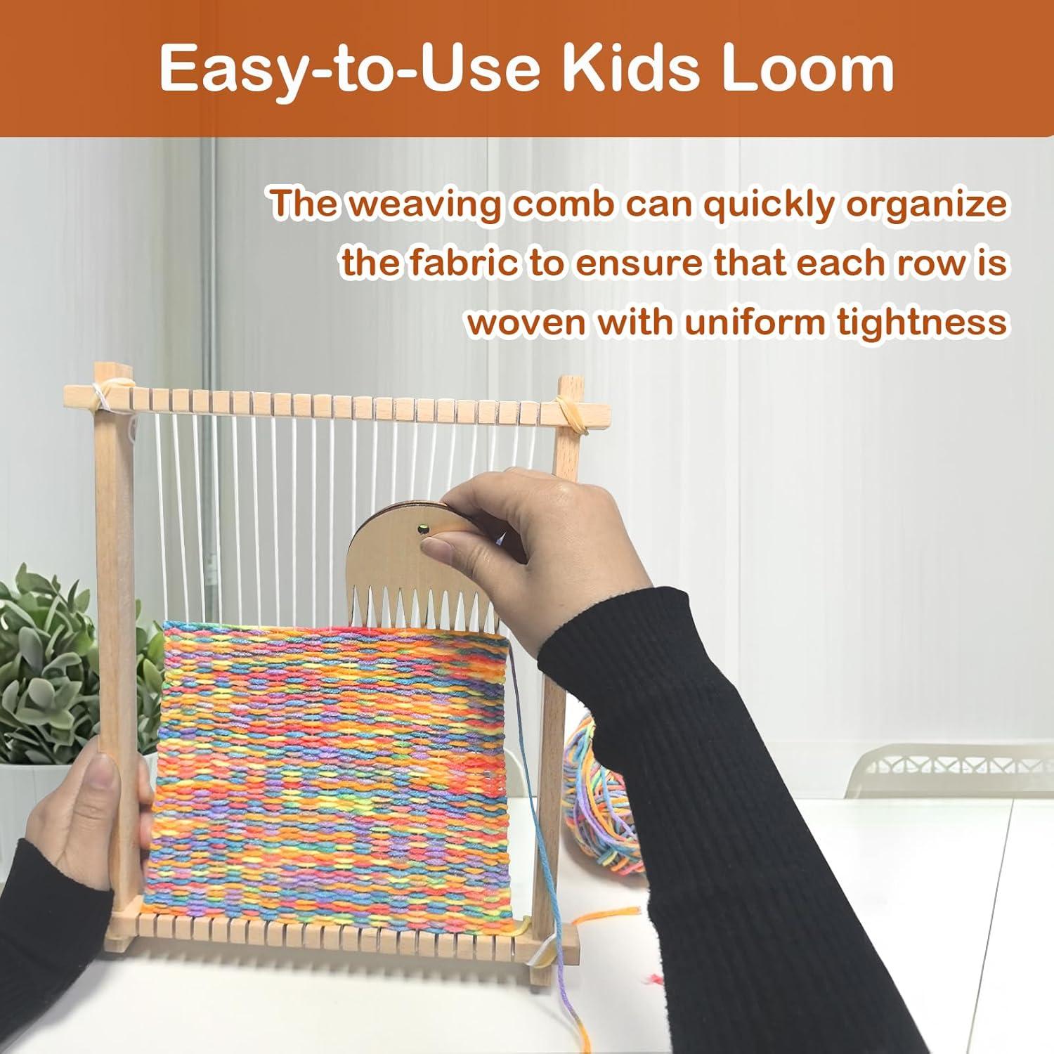 Telar de Tejido LYKTRIX para Niños 28x24 cm - Kit de Manualidades