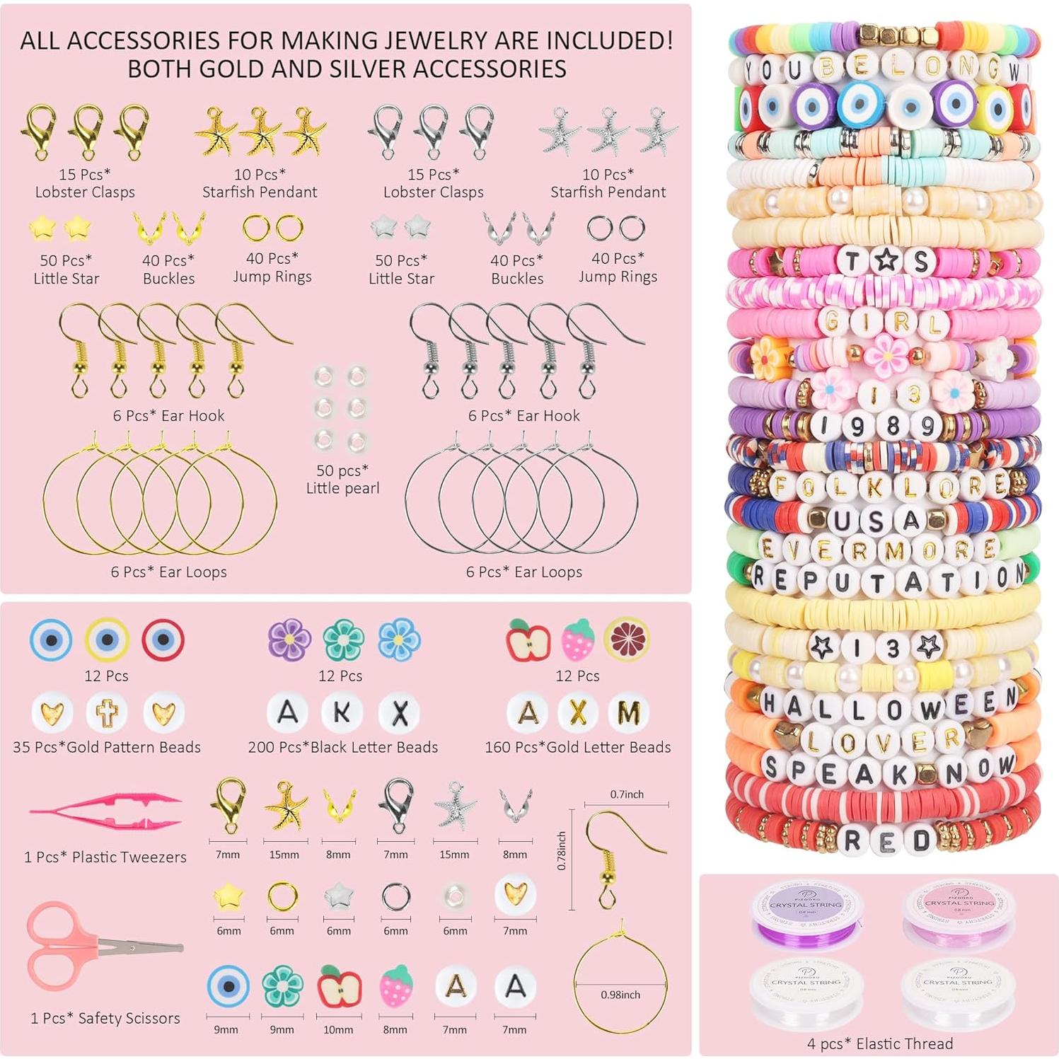 Kit de Fabricación de Pulseras Pizooro 17000 Piezas