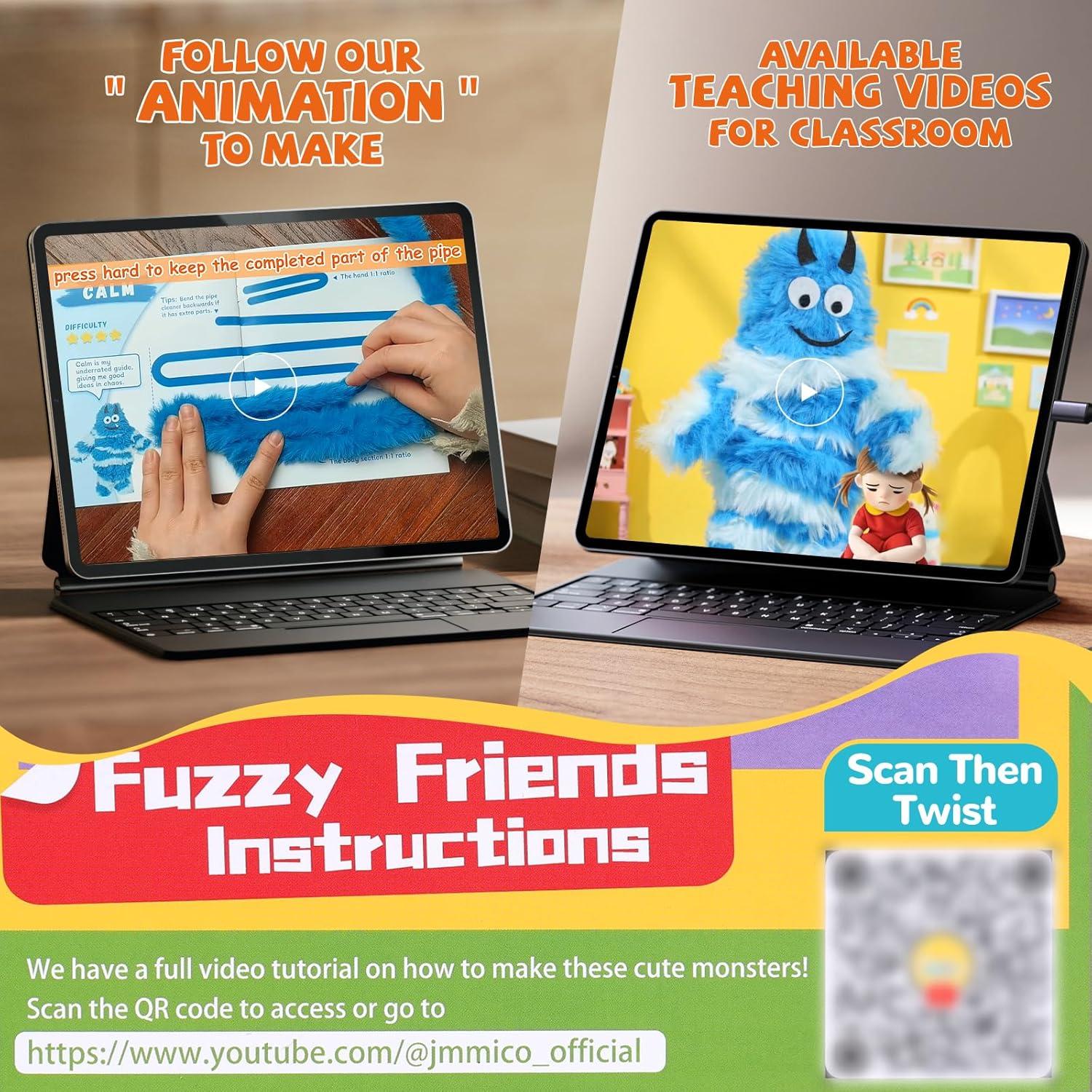 Kit de Manualidades JMMICO con Limpiapipas para Niños 6+