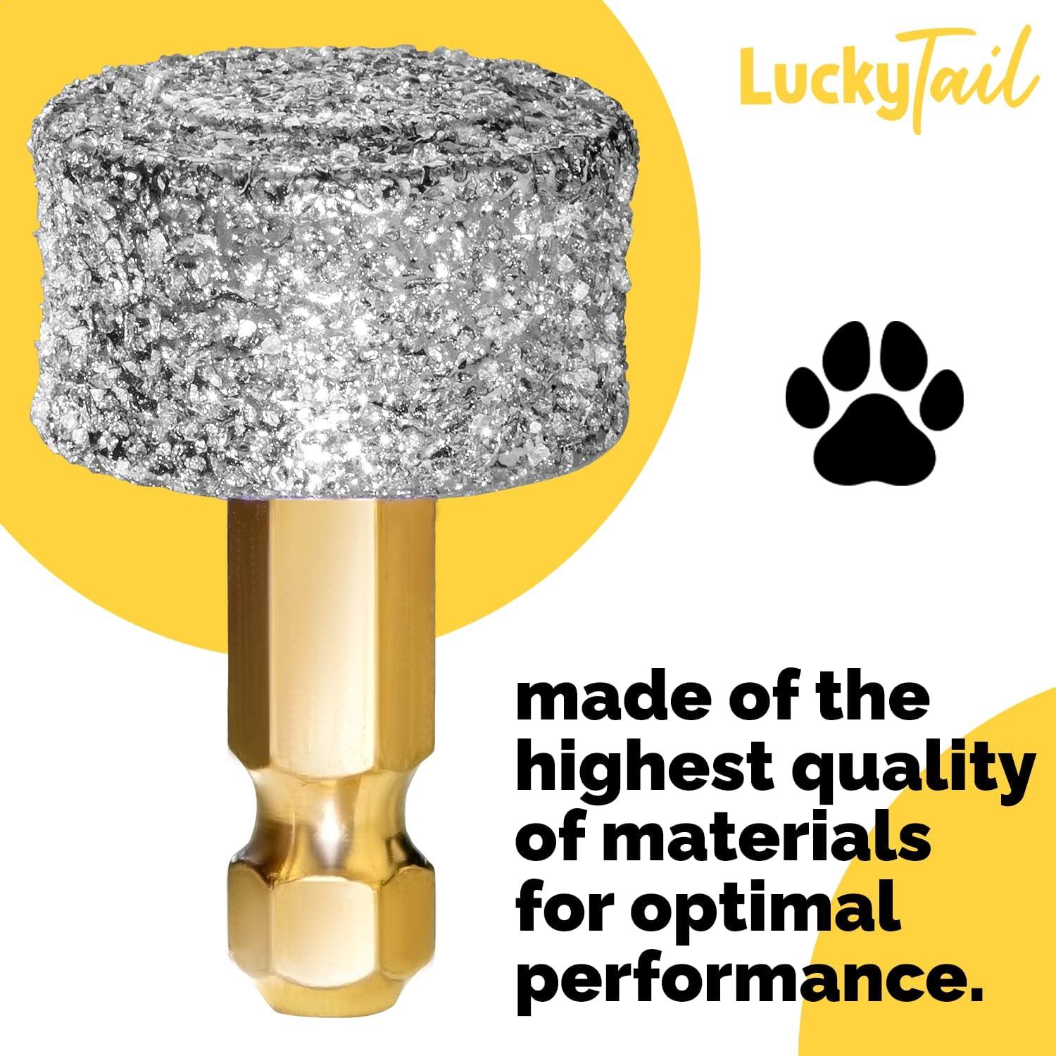 Amoladora de Uñas para Perros LuckyTail - Cabezal de Repuesto - Calidad Premium - Punta de Diamante