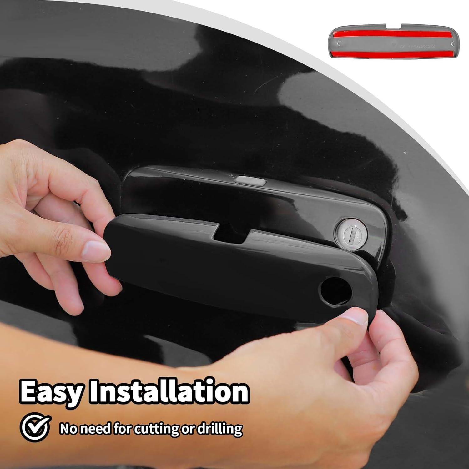 Cubierta de Manija de Puerta Voodonala para Dodge Challenger 2012-2025