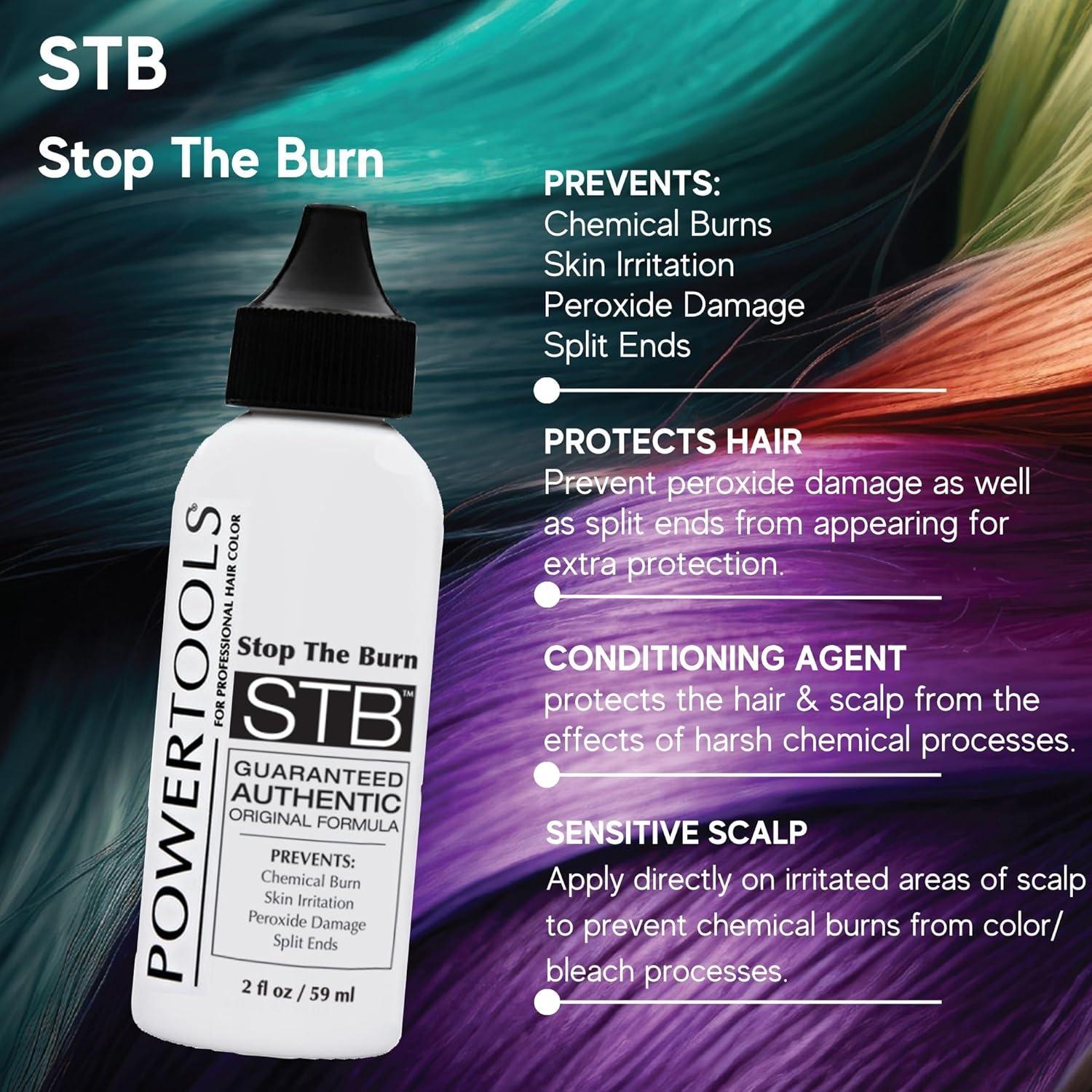 Detener Quemaduras STB 60 ml - Protección Cuero Cabelludo