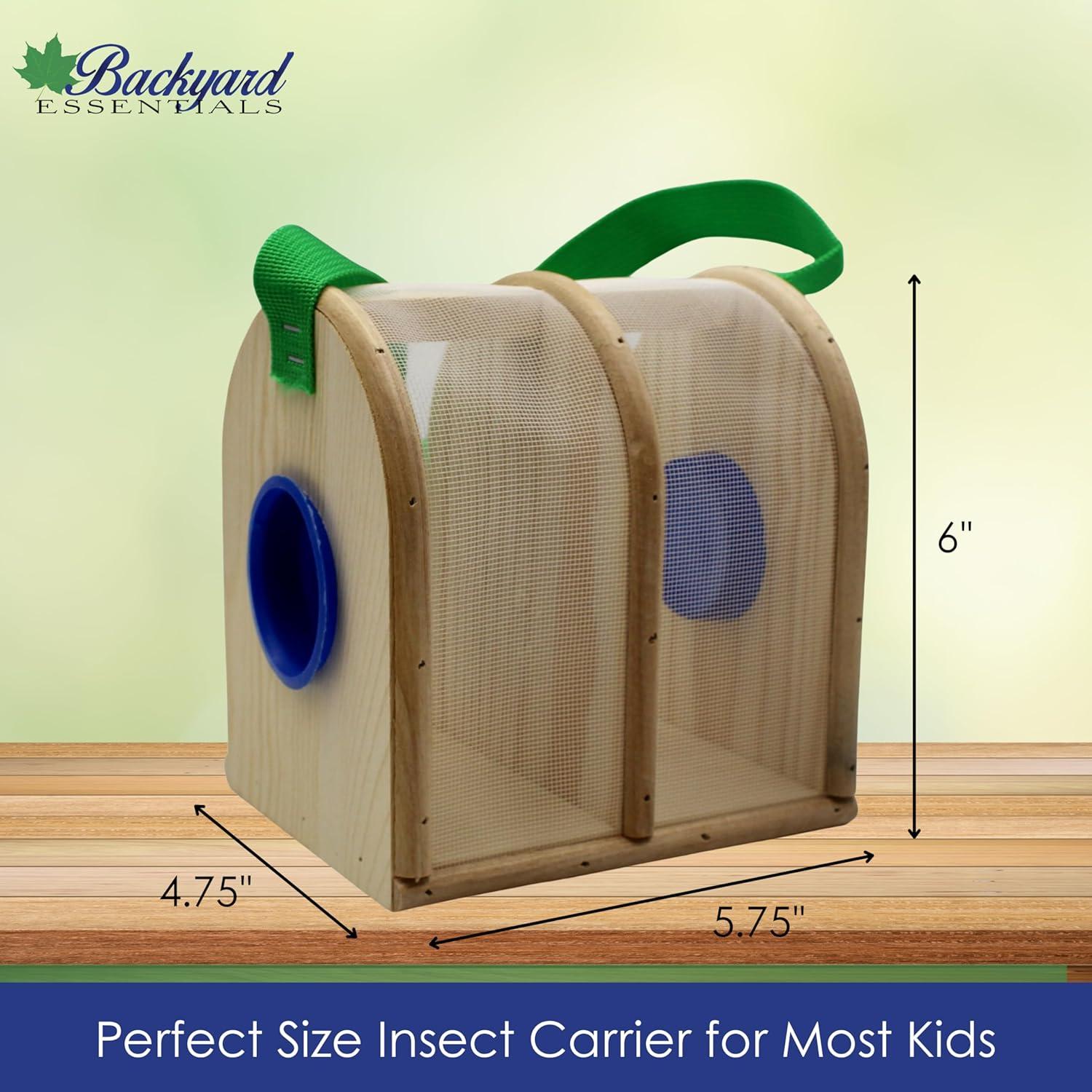 Caja de Insectos de Madera Backyard Essentials 2 Cámaras