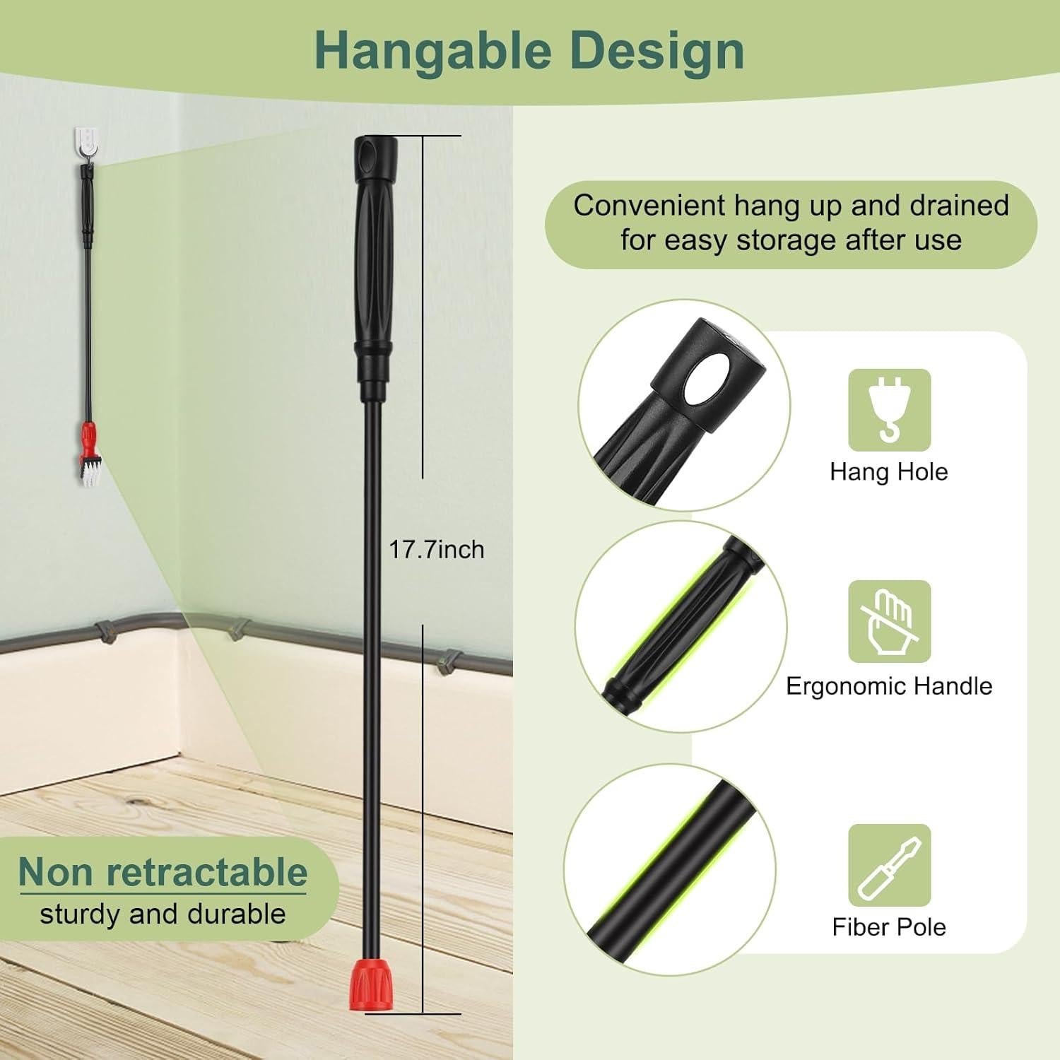 Kit de Limpieza de Acuario 6 en 1 Hygger con Mango de 44.9 cm