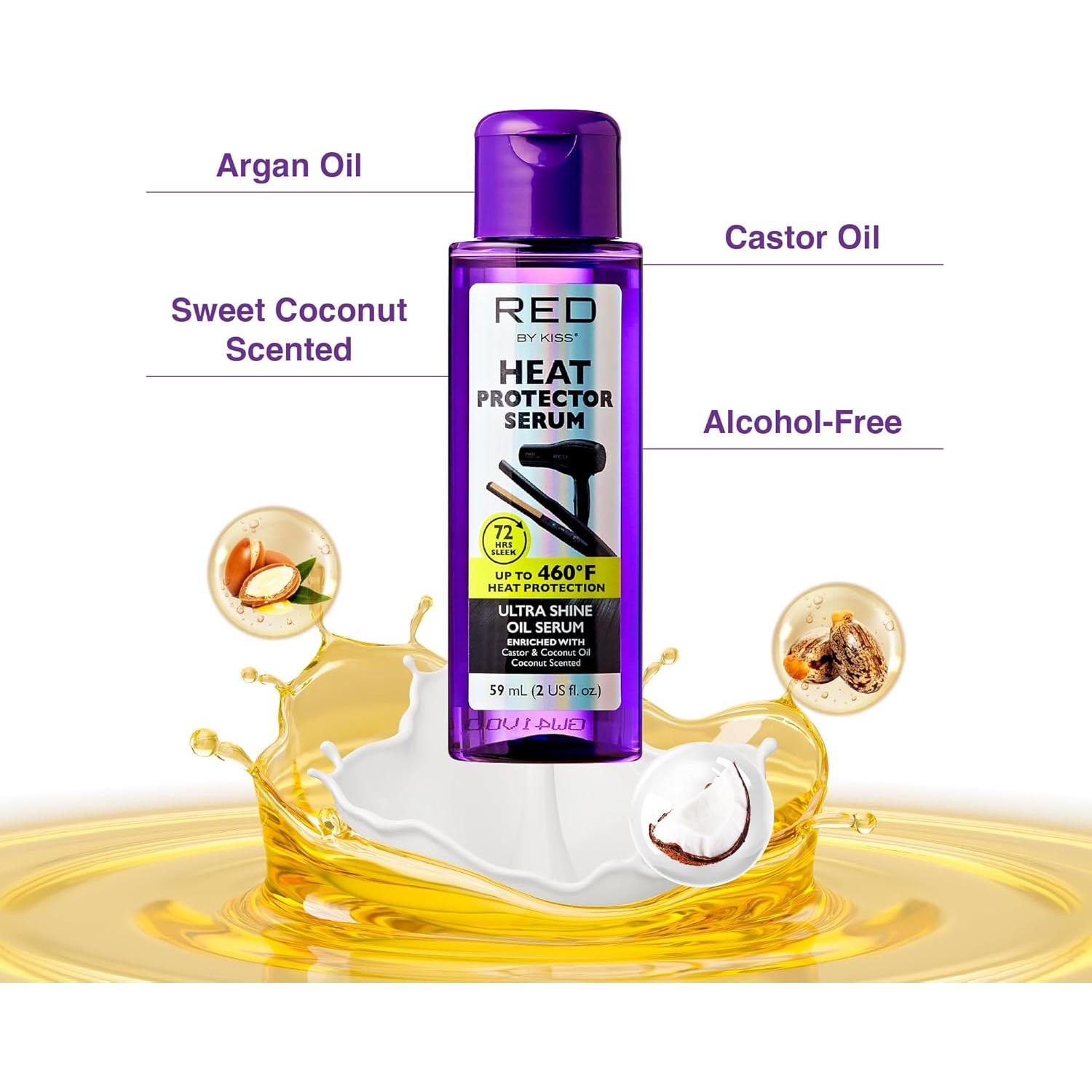 Suero Protector Térmico Red by Kiss 59ml Anti Frizz