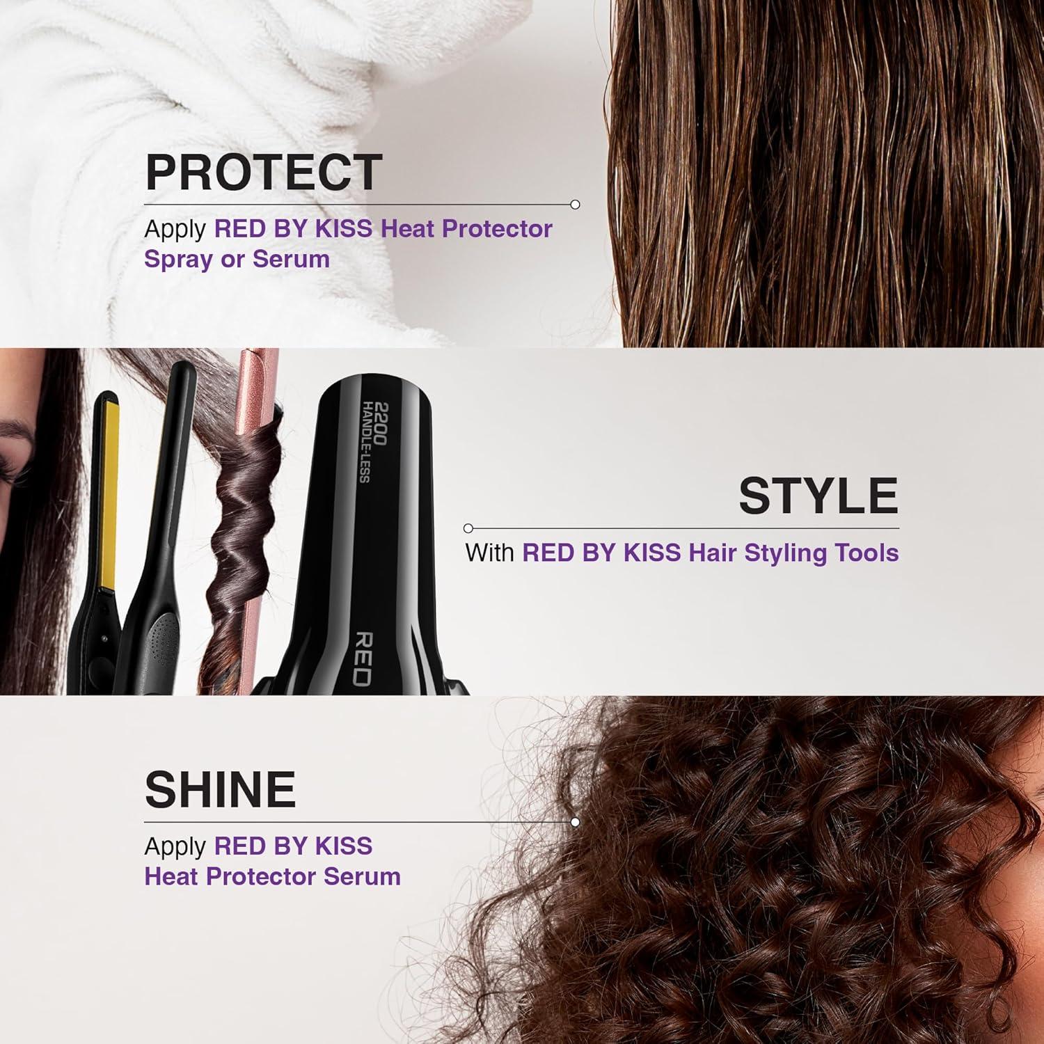 Suero Protector Térmico Red by Kiss 59ml Anti Frizz