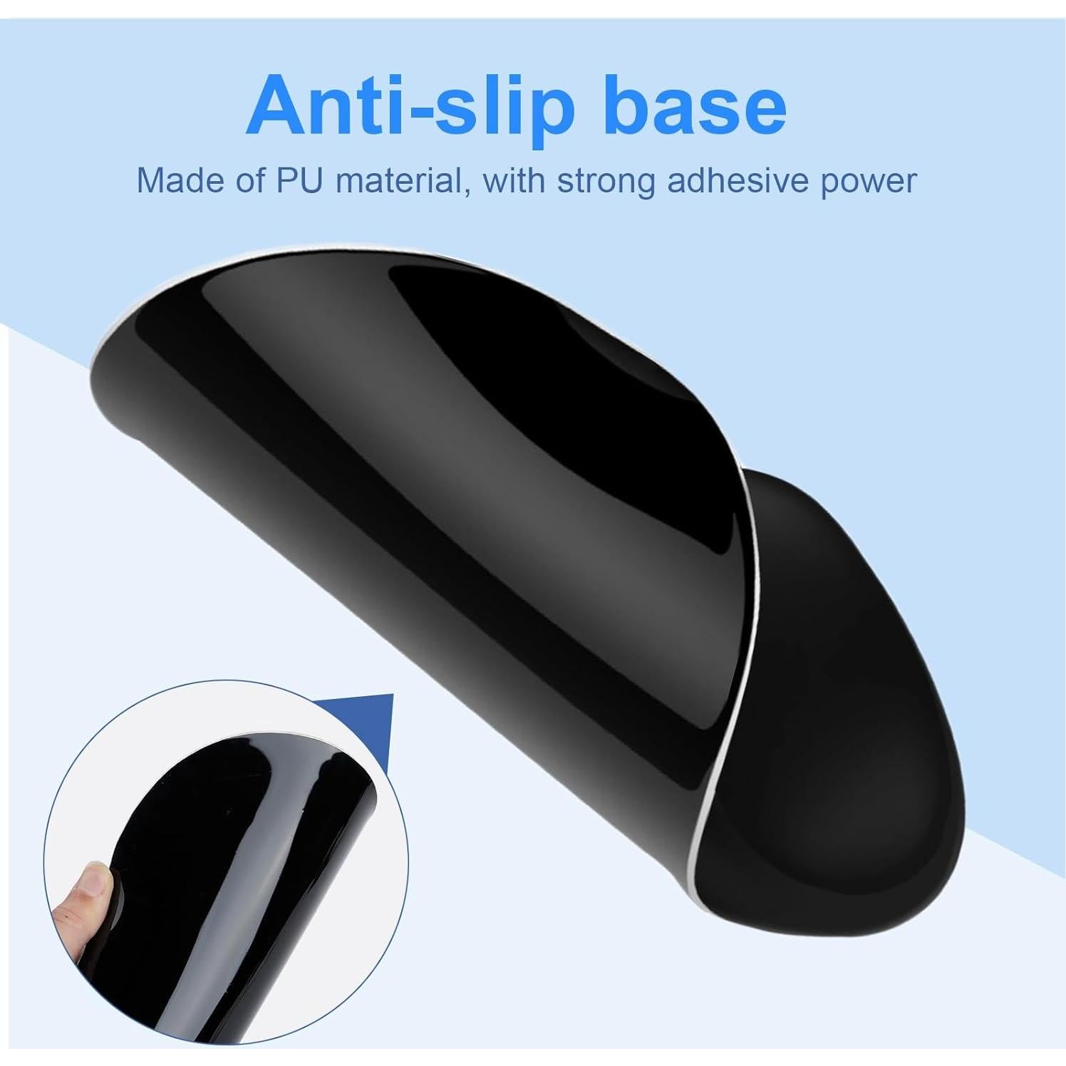 Alfombrilla de Ratón Ergonómica Knocent con Soporte de Gel Negro