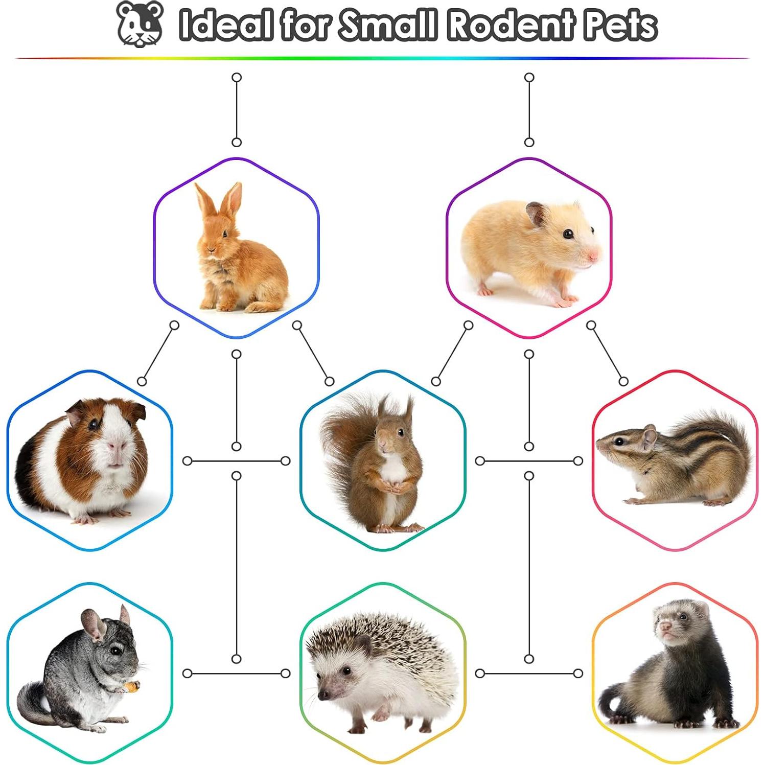 Juguetes de Masticar para Conejos Bissap 3 PCS Naturales
