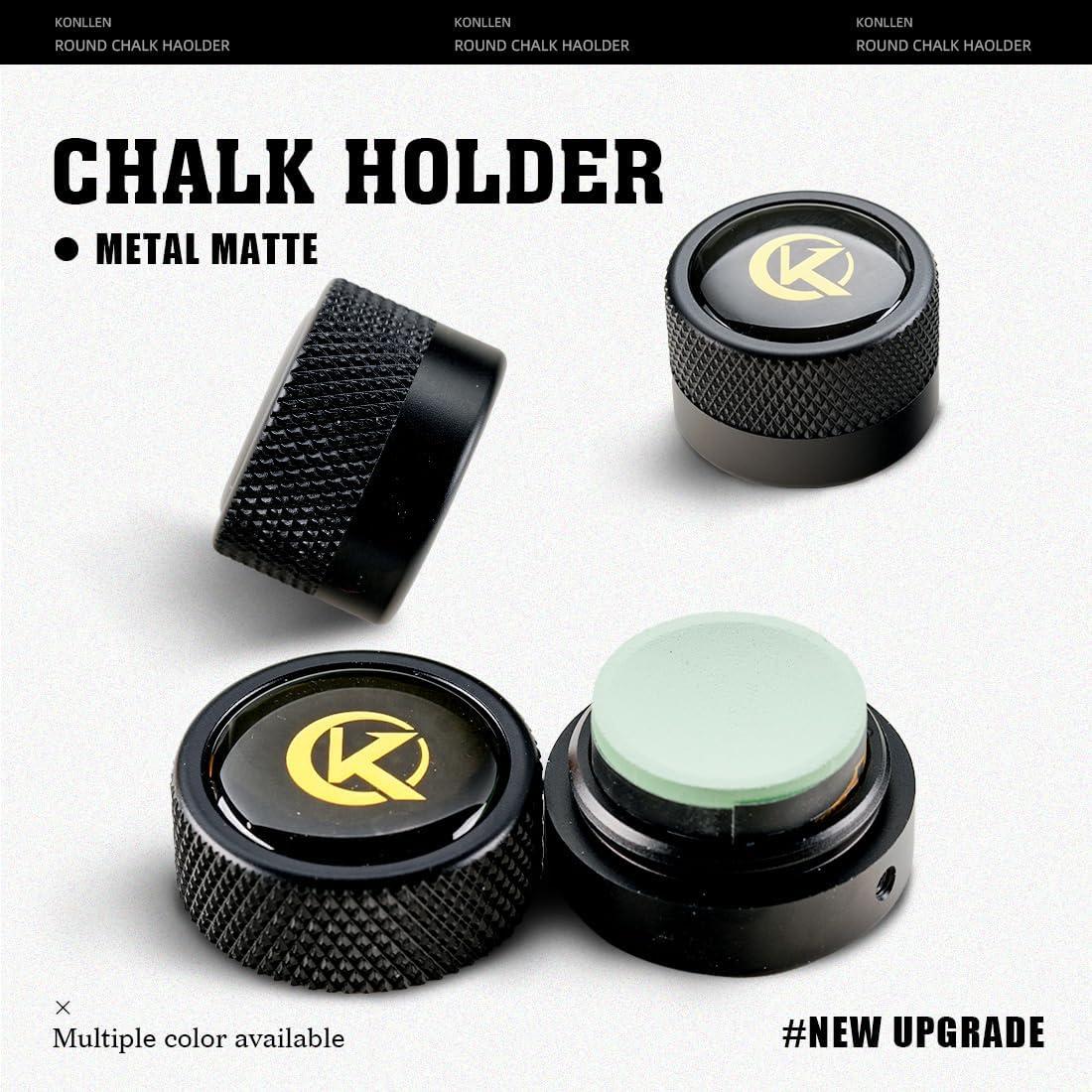 Soporte Redondo para Tiza de Billar KONLLEN 32mm Antideslizante