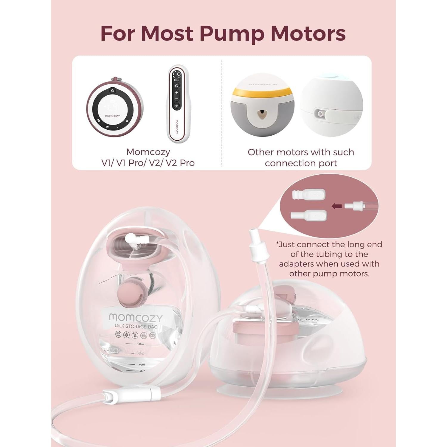 Tazas de recolección de leche Momcozy 150 ml + 30 bolsas