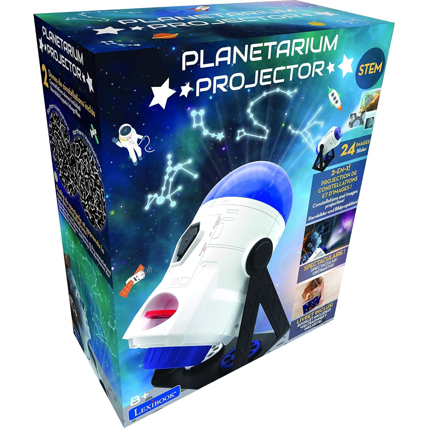 Proyector Planetario Lexibook NLJ180 2 en 1 Constellaciones