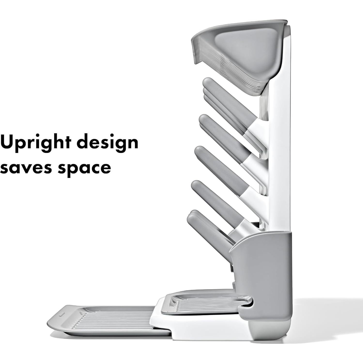 Estante de Secado Expandible OXO Tot para Biberones - Gris