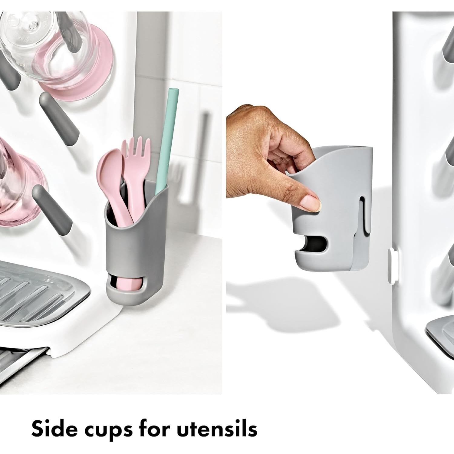 Estante de Secado Expandible OXO Tot para Biberones - Gris