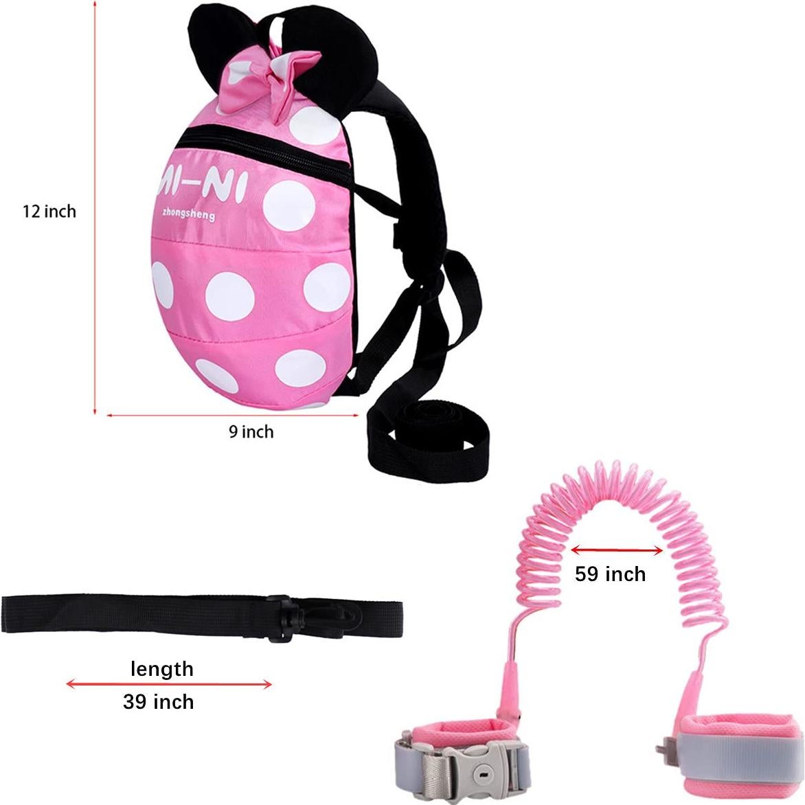 Correa de Seguridad para Niños CZSYZCZS Rosa Ajustable