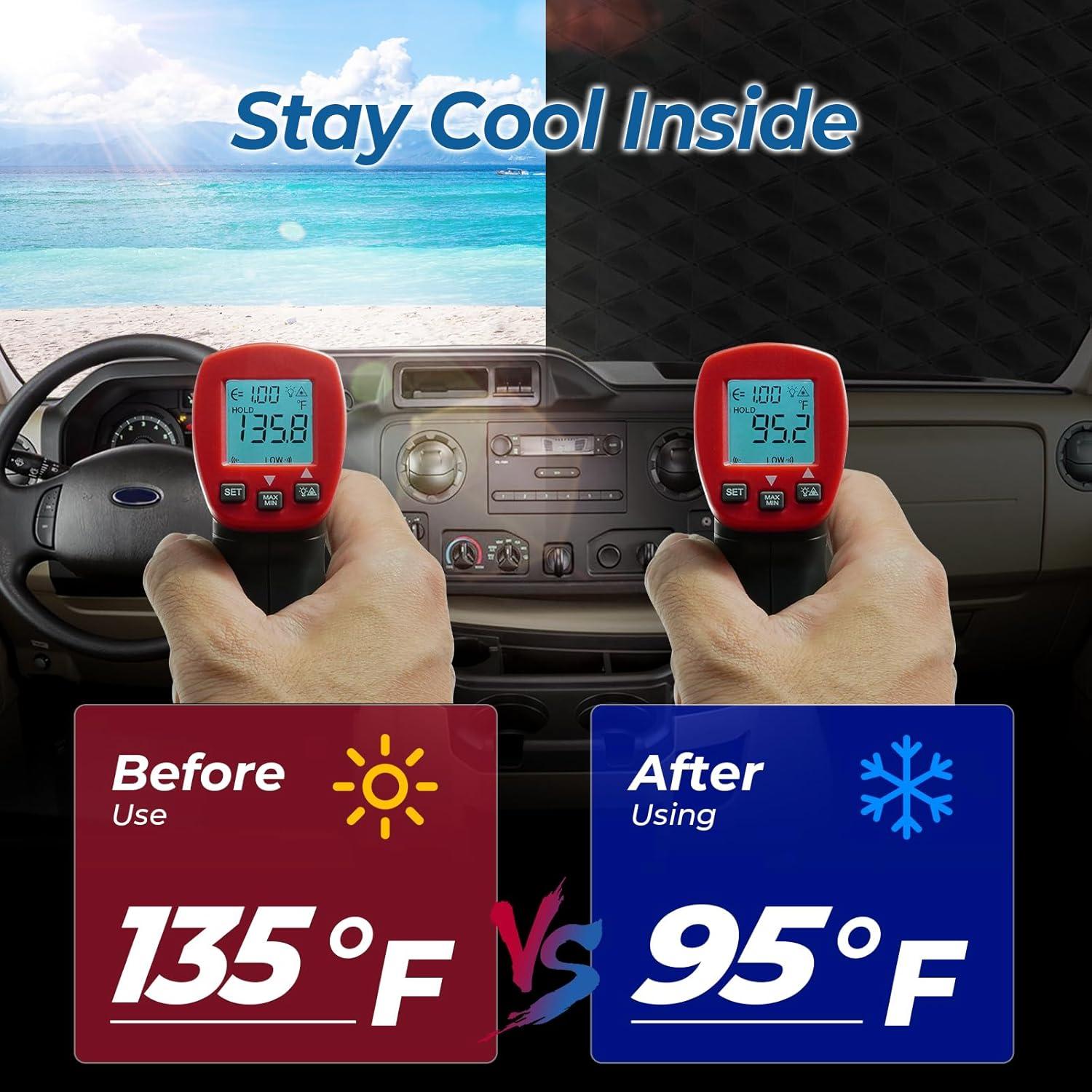 Cubierta Parabrisas RV BougeRV Clase C Ford E450 1997-2025