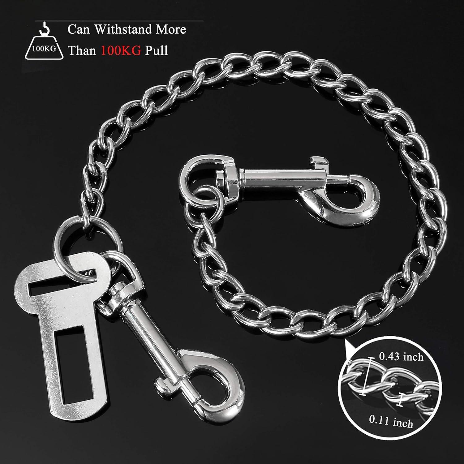 Correa de Seguridad para Perros Mogoko 20.8" Acero Inoxidable