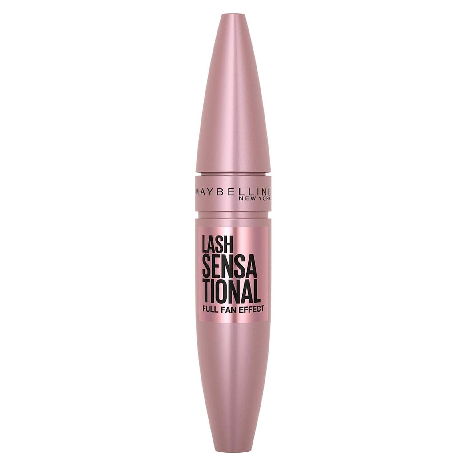 Máscara Lavable Maybelline Lash Sensational, Negro 9g
