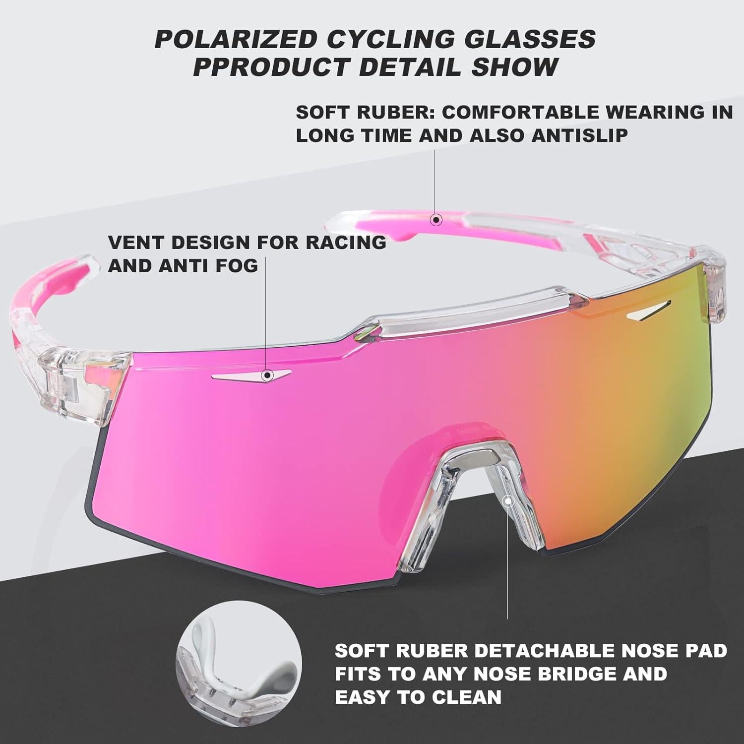 Gafas de Ciclismo Polarizadas EXP VISION UV400 para Adultos