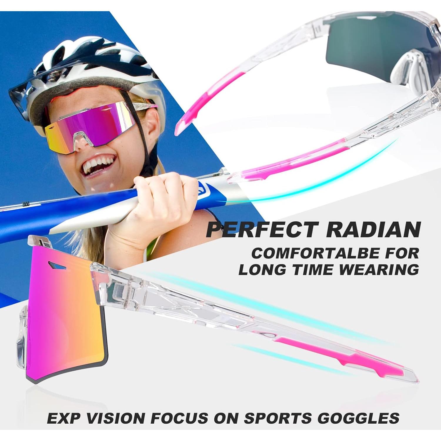 Gafas de Ciclismo Polarizadas EXP VISION UV400 para Adultos