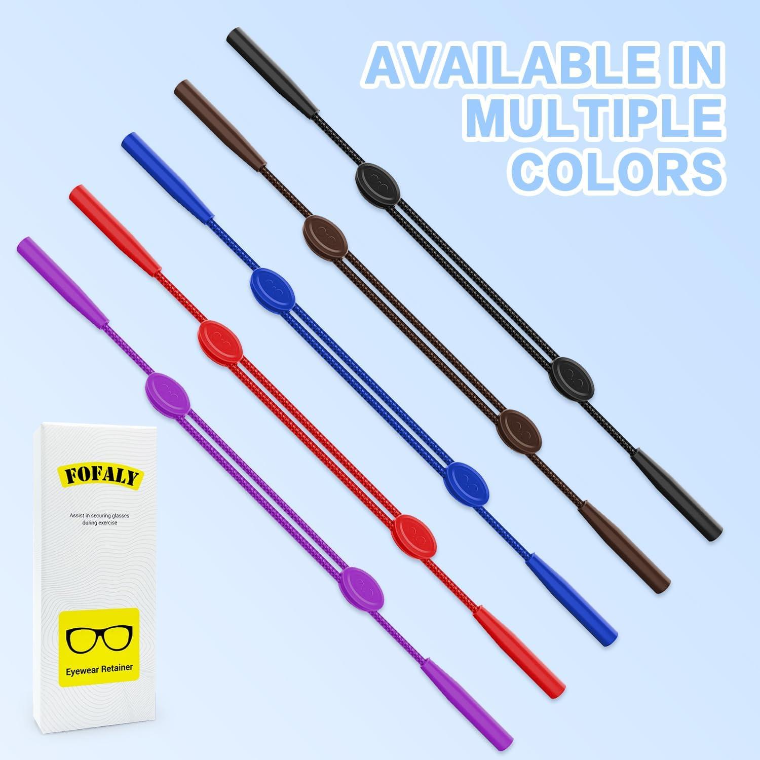 Correa Ajustable para Gafas FOFALY Niños 24.1 cm Negro 3Pcs