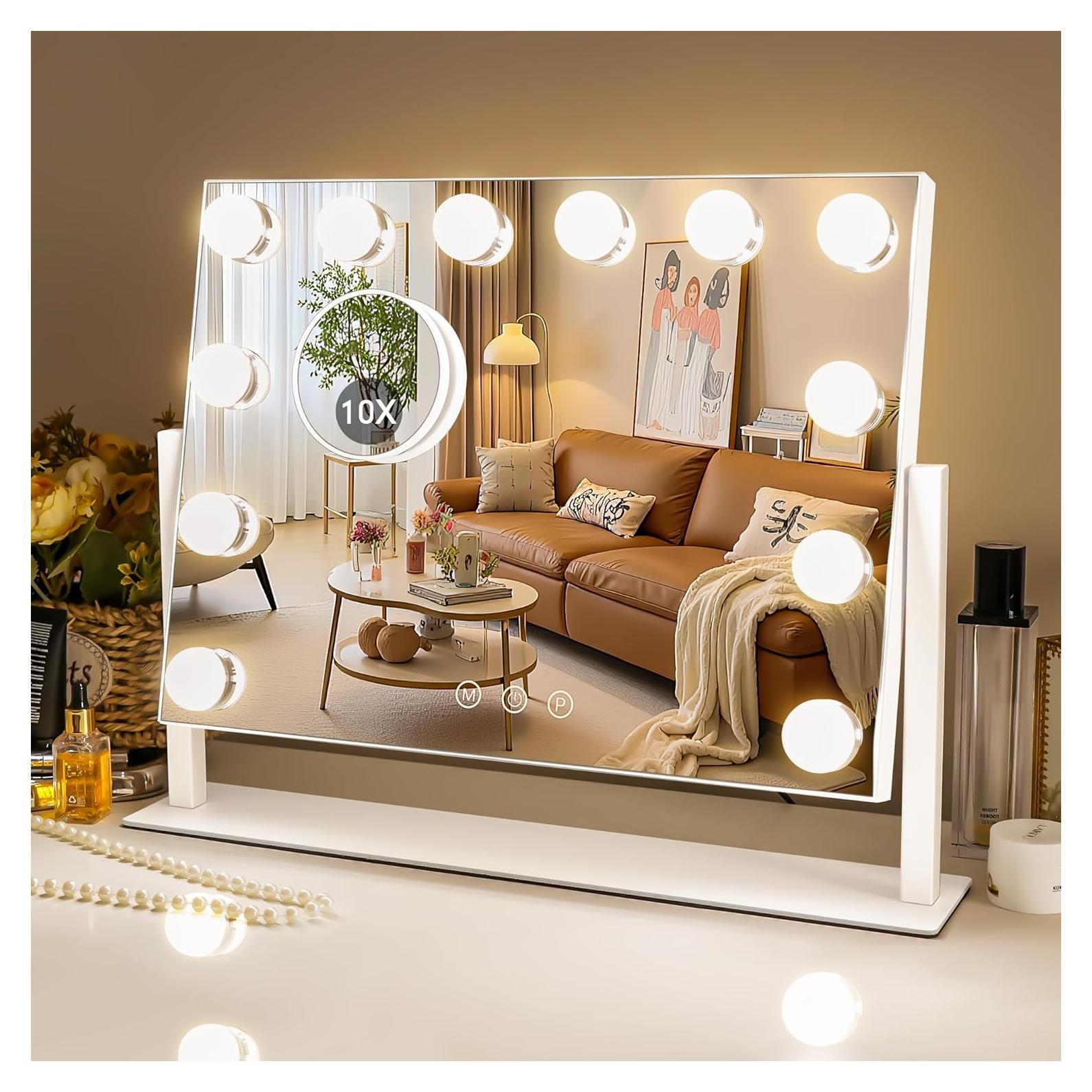 Espejo de Tocador Kottova LED 15.7"x11.8" 3 Colores Ajustables