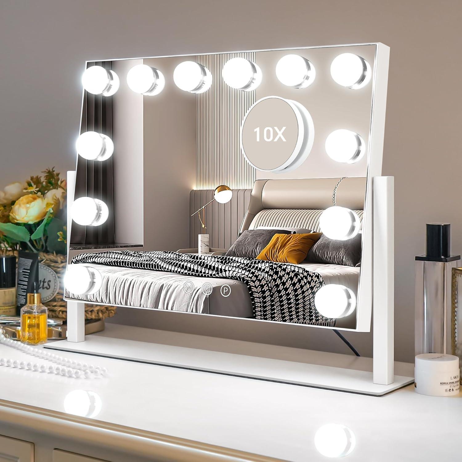 Espejo de Tocador Kottova LED 15.7"x11.8" 3 Colores Ajustables