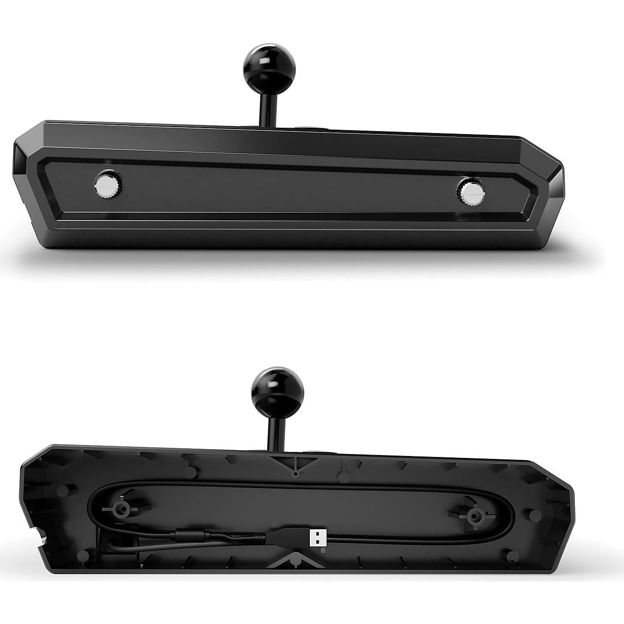 Joystick Qanba Q7 Obsidiana 2 con Cable para PS5/PS4/PC