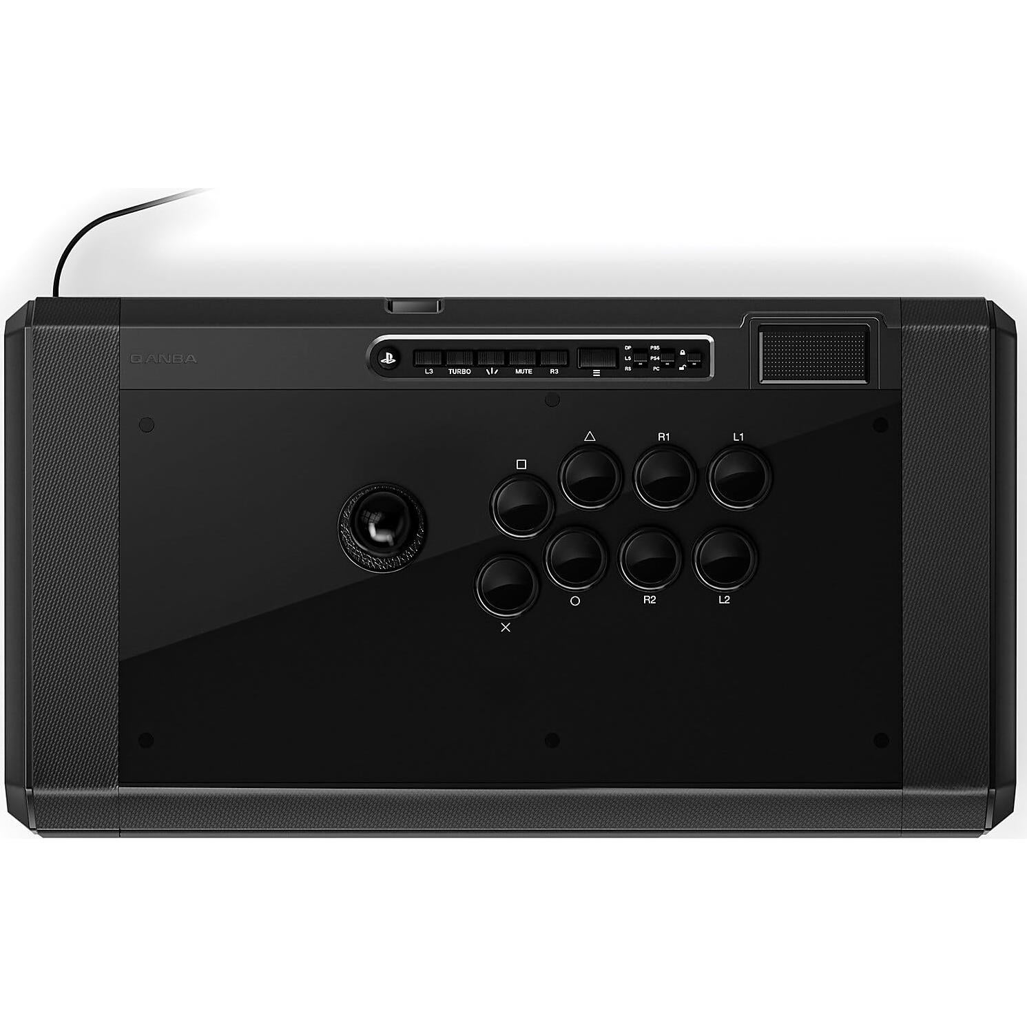 Joystick Qanba Q7 Obsidiana 2 con Cable para PS5/PS4/PC