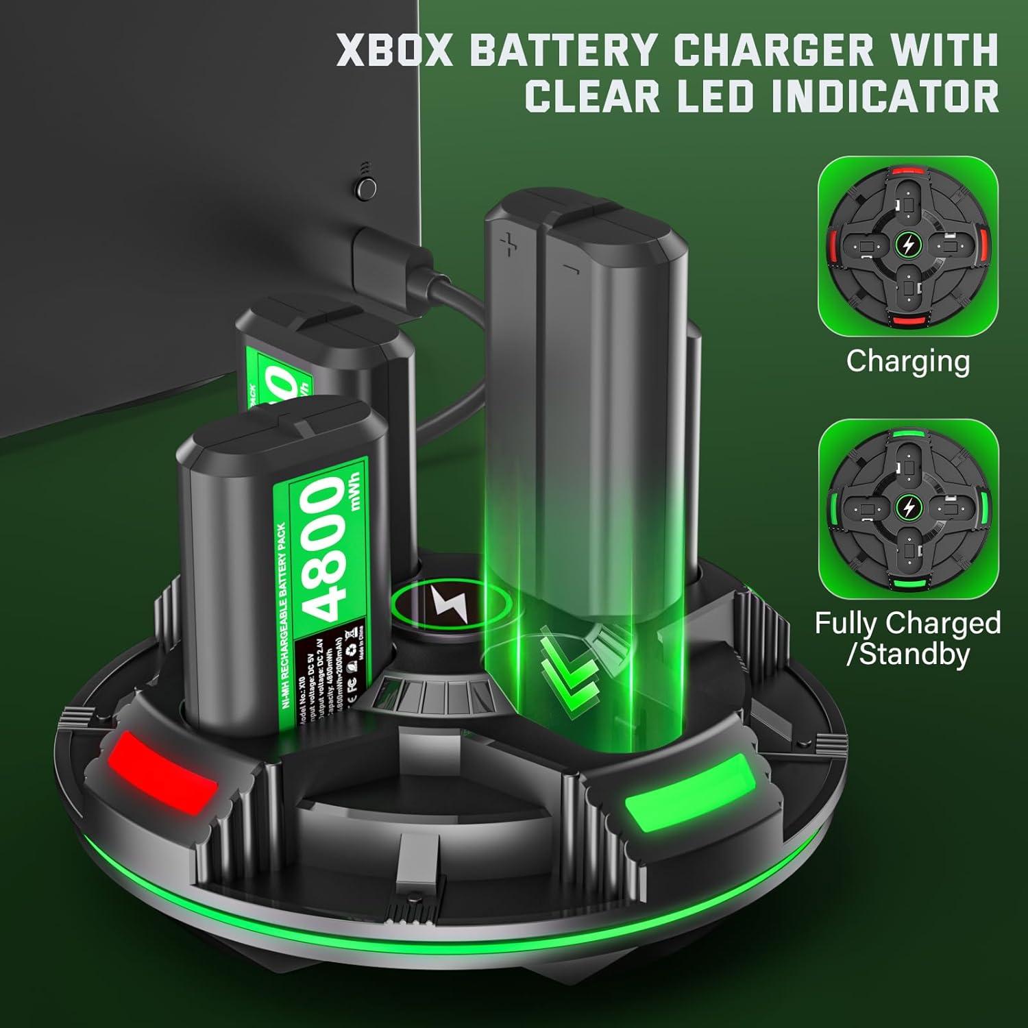 Paquete de Baterías Recargables URXTRAL para Controlador Xbox
