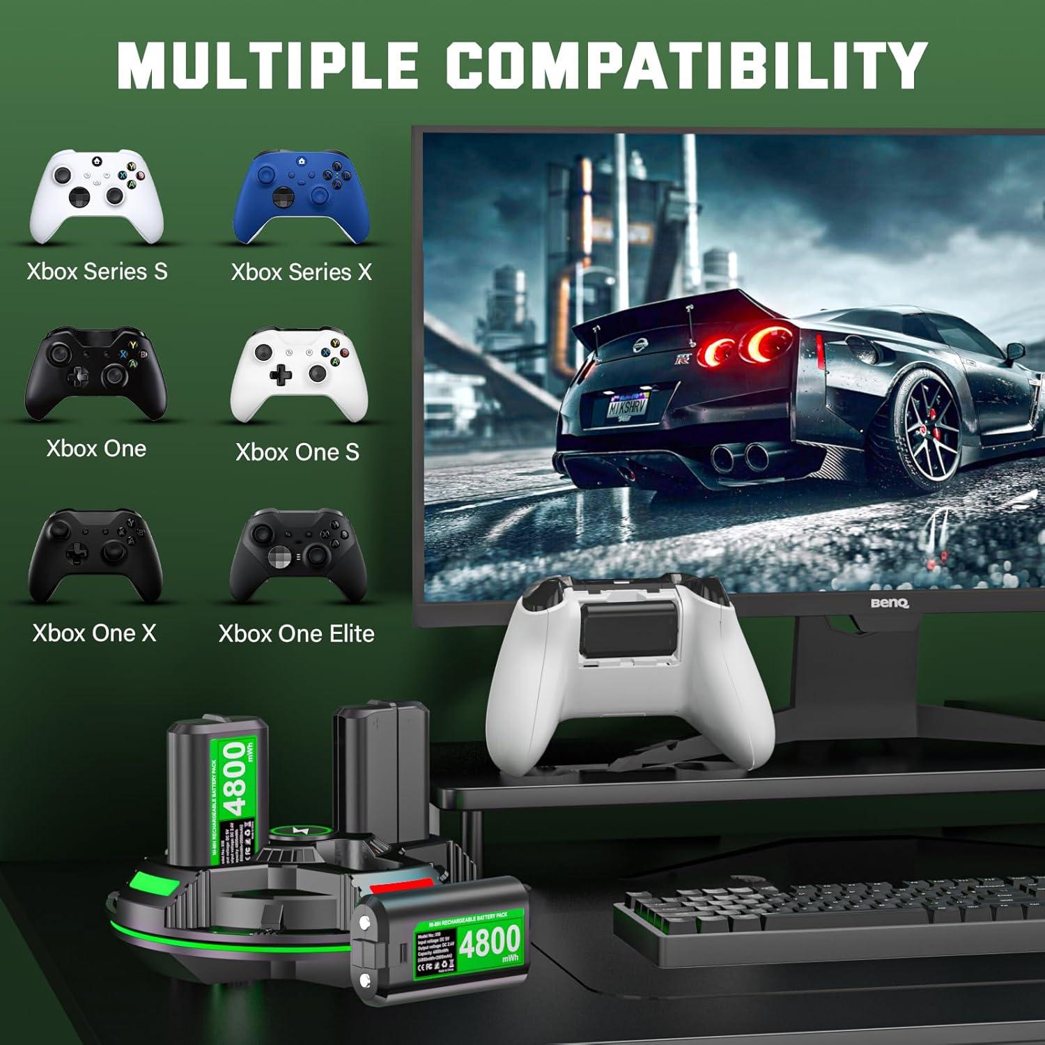 Paquete de Baterías Recargables URXTRAL para Controlador Xbox