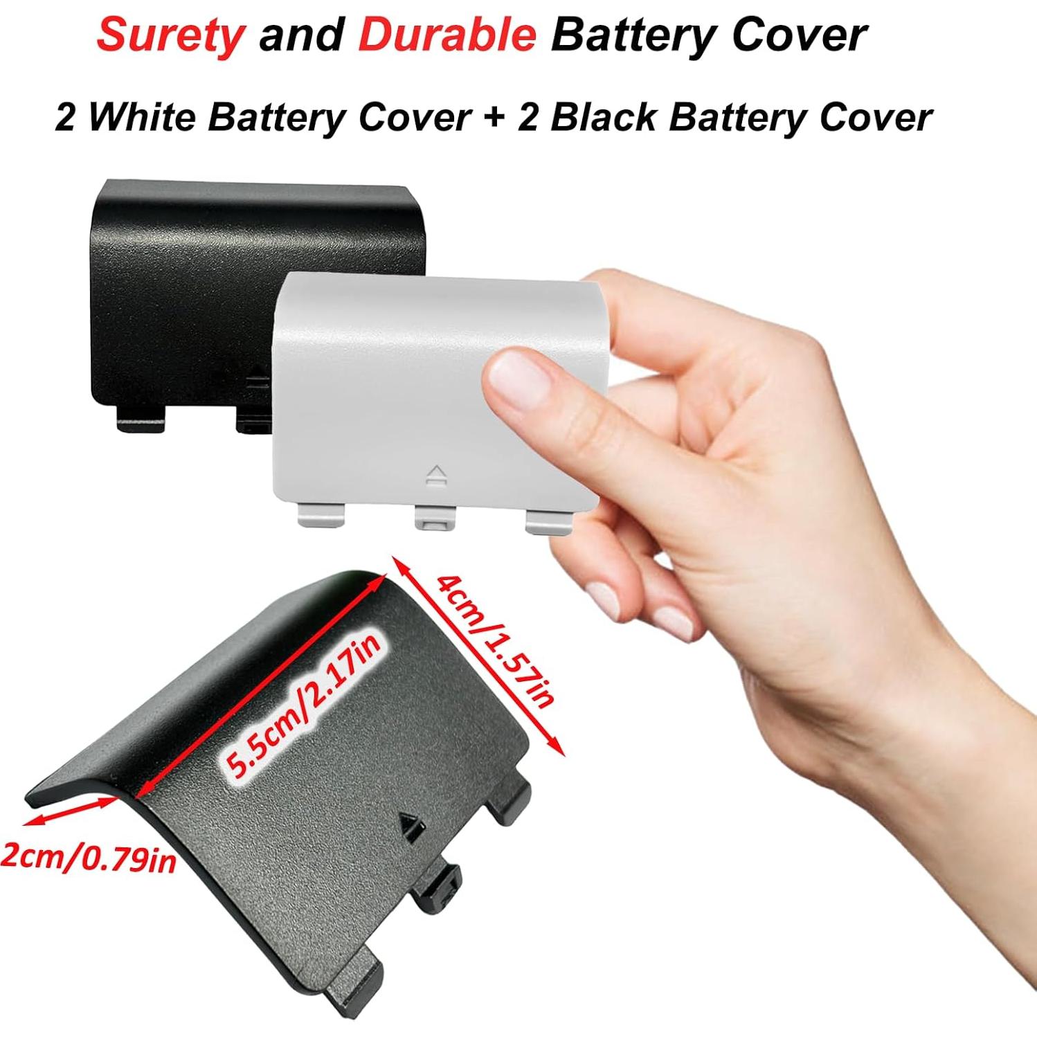 Tapa de Batería para Controlador Xbox Series X/S - 4 Pcs