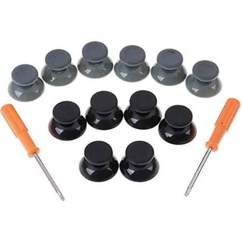 Tapa de Joystick 3D NSLikey Gris para Xbox 360 - 6 Piezas