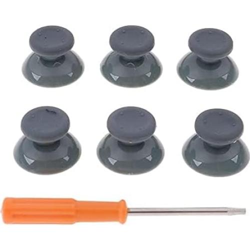 Tapa de Joystick 3D NSLikey Gris para Xbox 360 - 6 Piezas