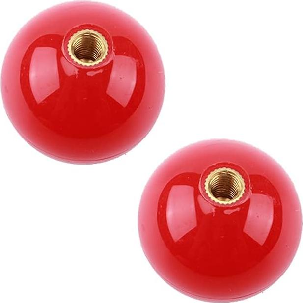 Cabeza de Joystick Redondo Balltop 35mm Rojo lasenersm - 2 Piezas