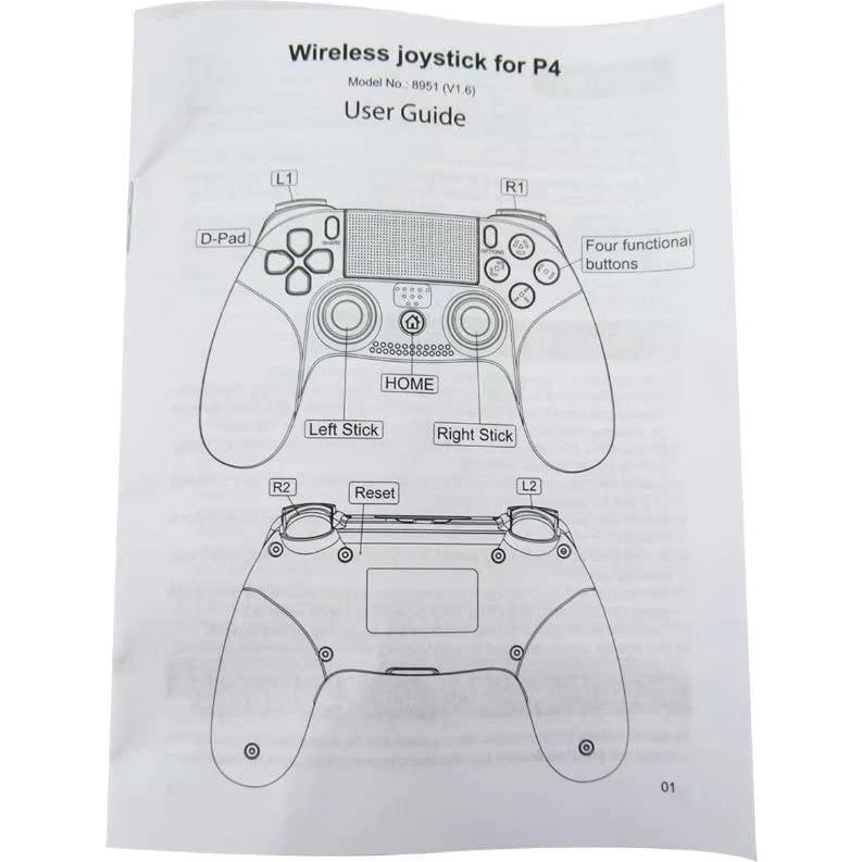 Controlador Inalámbrico Bluetooth USonline911 para PS4/PS3