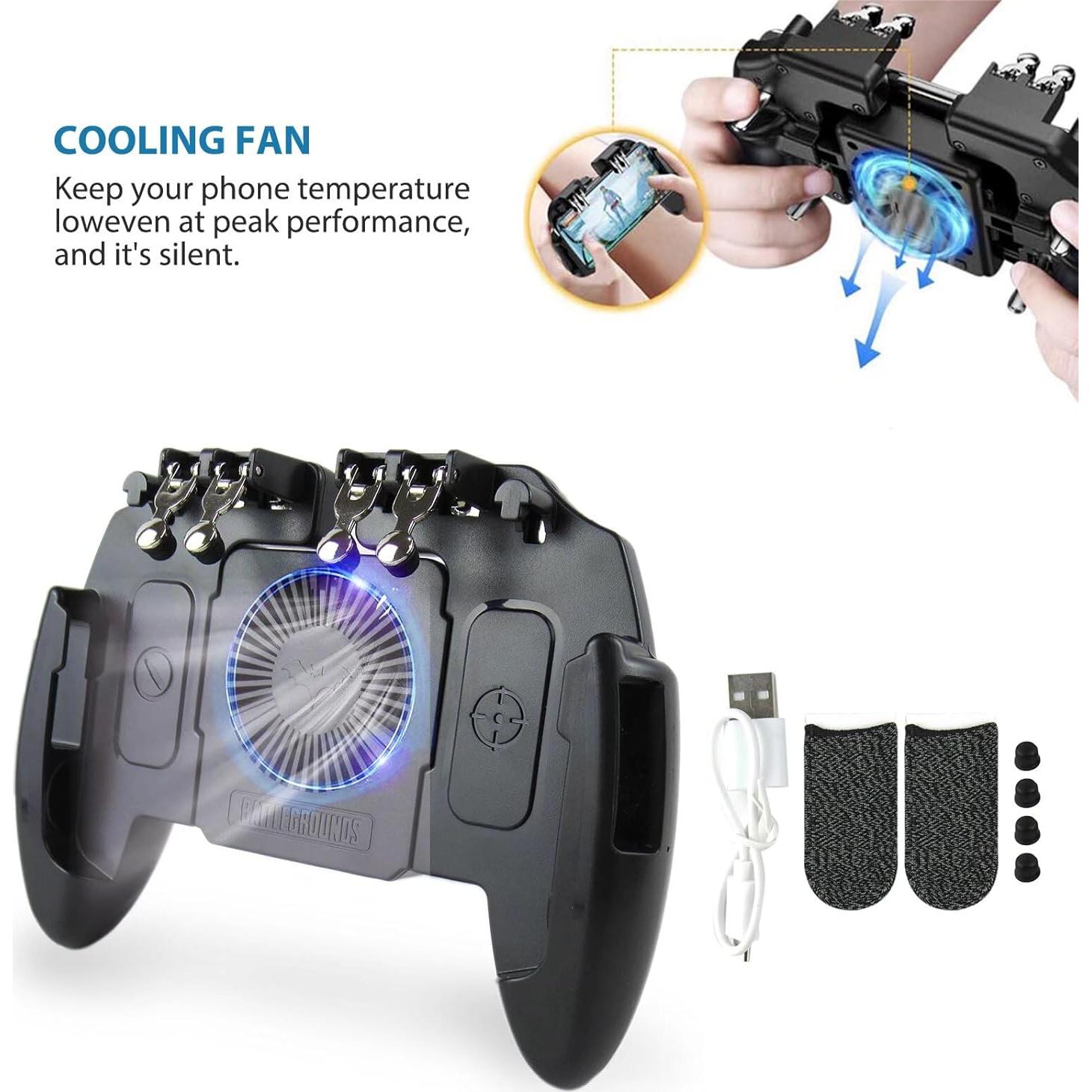 Controlador de Juego con Ventilador de Enfriamiento Tomoda 4.7-6.5"