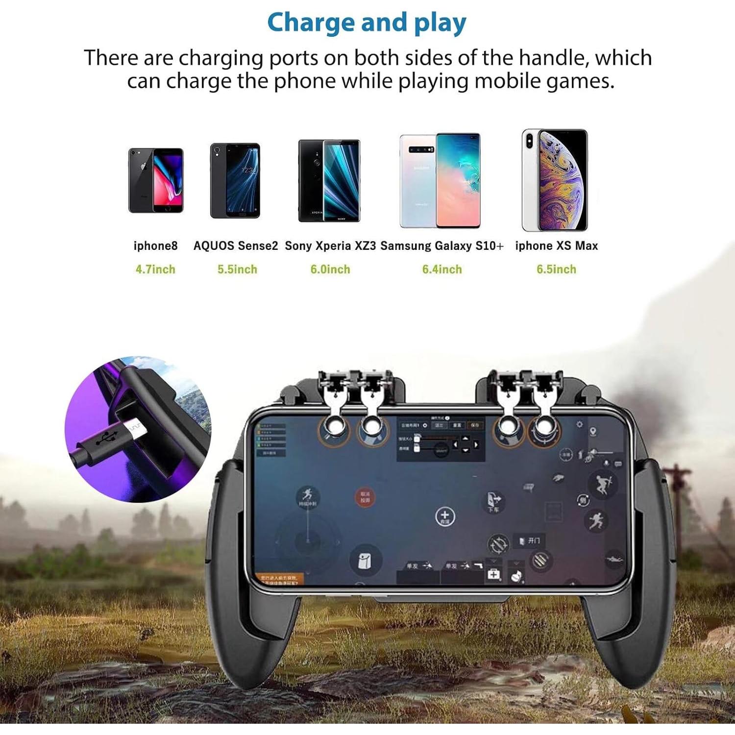 Controlador de Juego con Ventilador de Enfriamiento Tomoda 4.7-6.5"