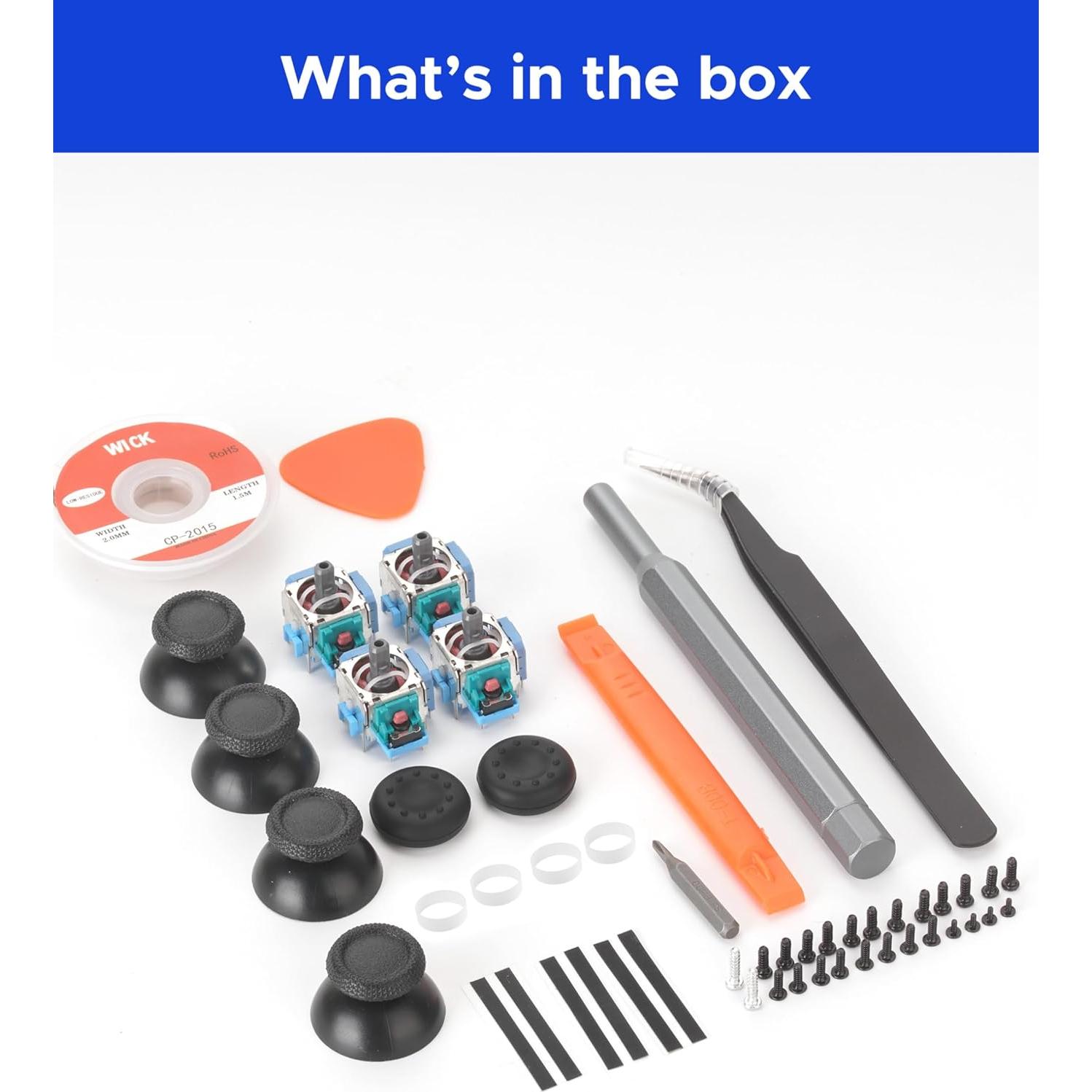 Reemplazo Joystick Benseager para Controlador PS5 - 4 Piezas