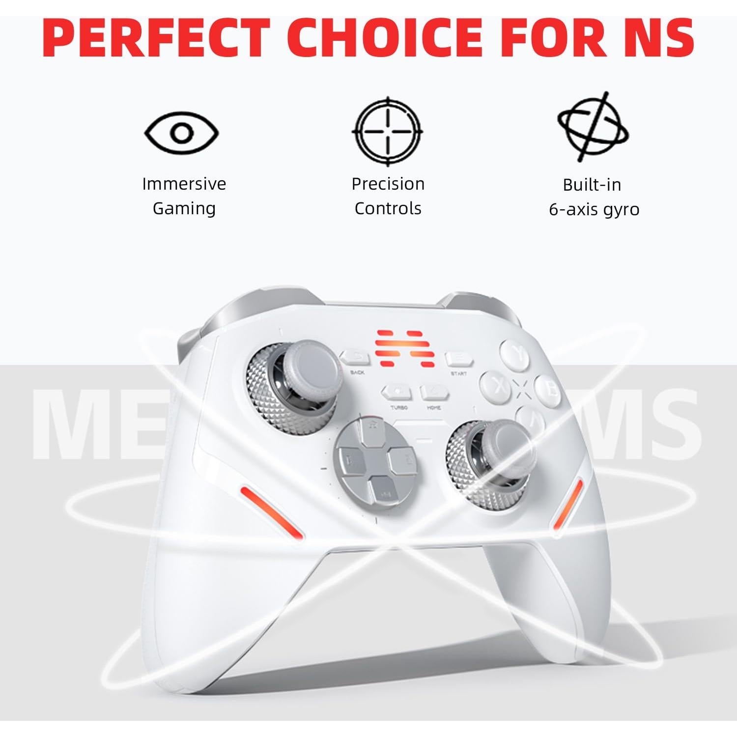 Controlador Inalámbrico BEITONG KP40 con Base de Carga