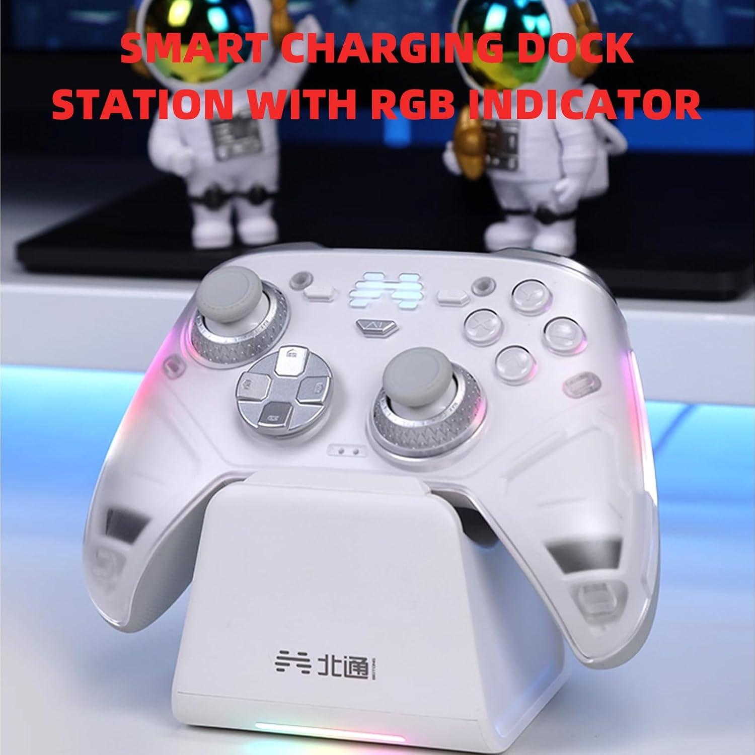 Controlador Inalámbrico BEITONG KP40 con Base de Carga