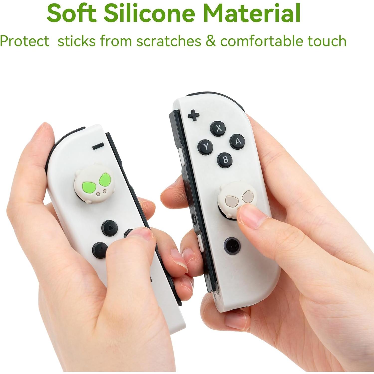 Tapas de Agarre para Pulgar Yocore para Switch y Lite - 4 Pcs