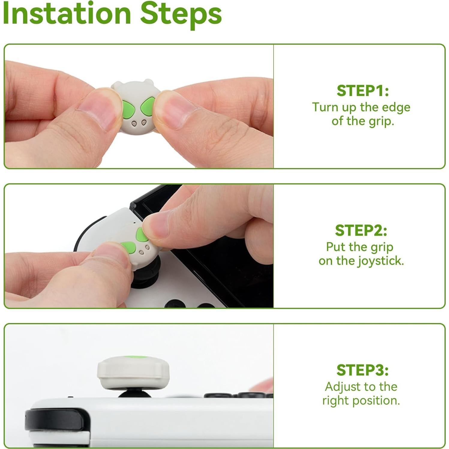 Tapas de Agarre para Pulgar Yocore para Switch y Lite - 4 Pcs