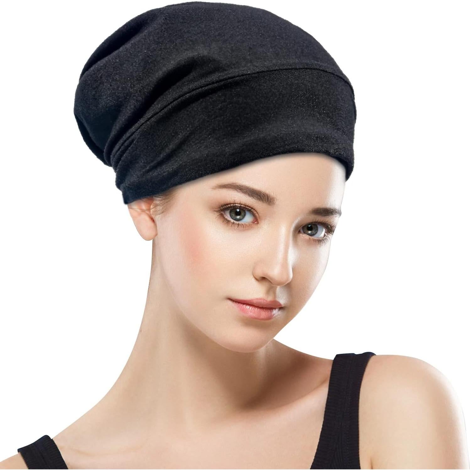 Gorro de Sueño GBS Ajustable de Satén para Cabello Rizado