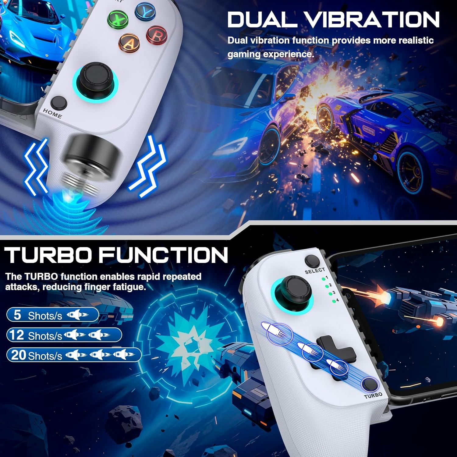 Controlador de Juego Inalámbrico LIFUFUTEE para iPhone y Android