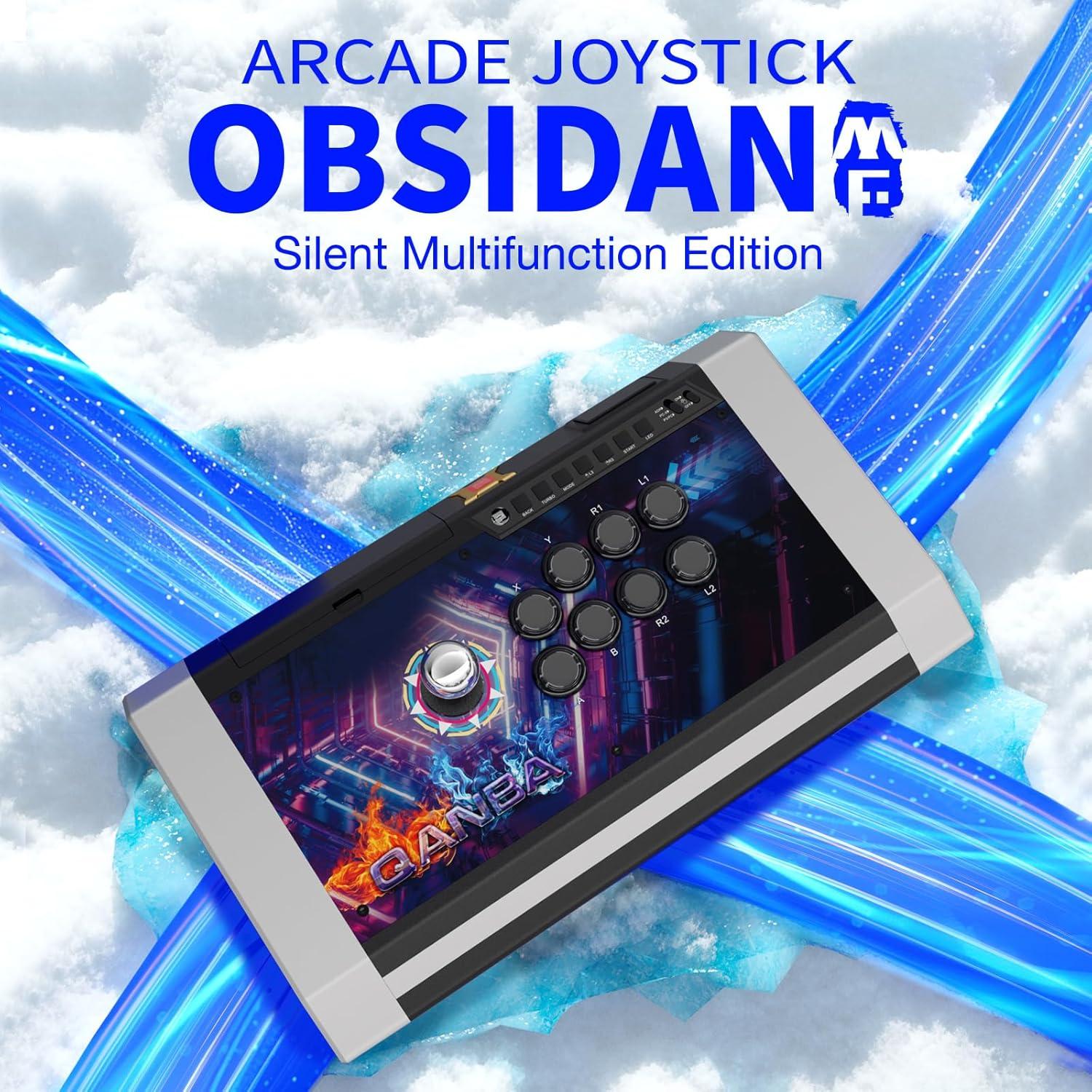 Joystick Arcade Qanba Q3 Obsidian Silent para PC y Android