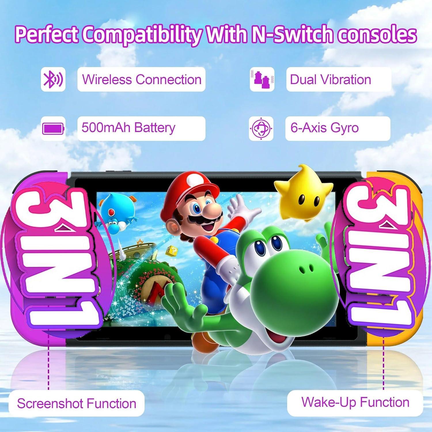 Controlador Inalámbrico Play+ para Nintendo Switch/Lite/OLED