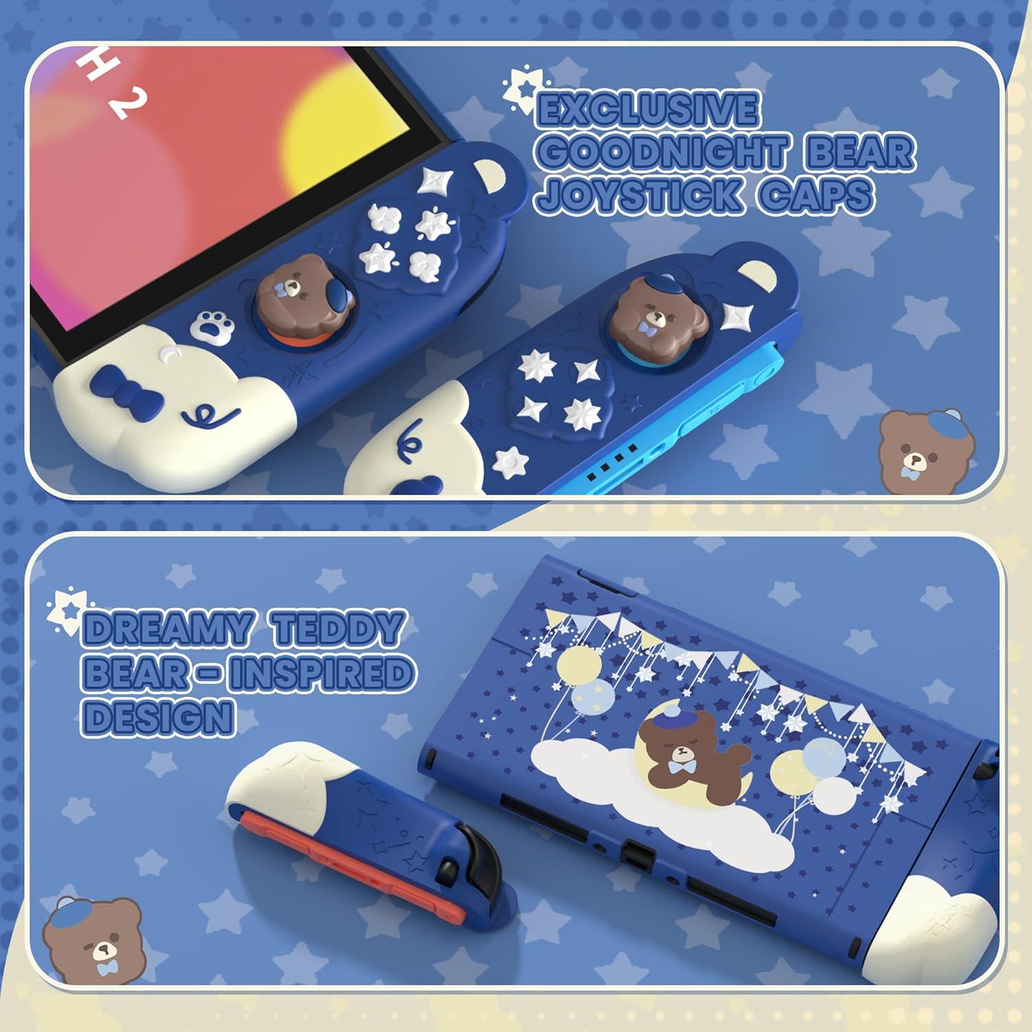 Funda Dockable PlayVital Buenas Noches Oso para Nintendo Switch 2