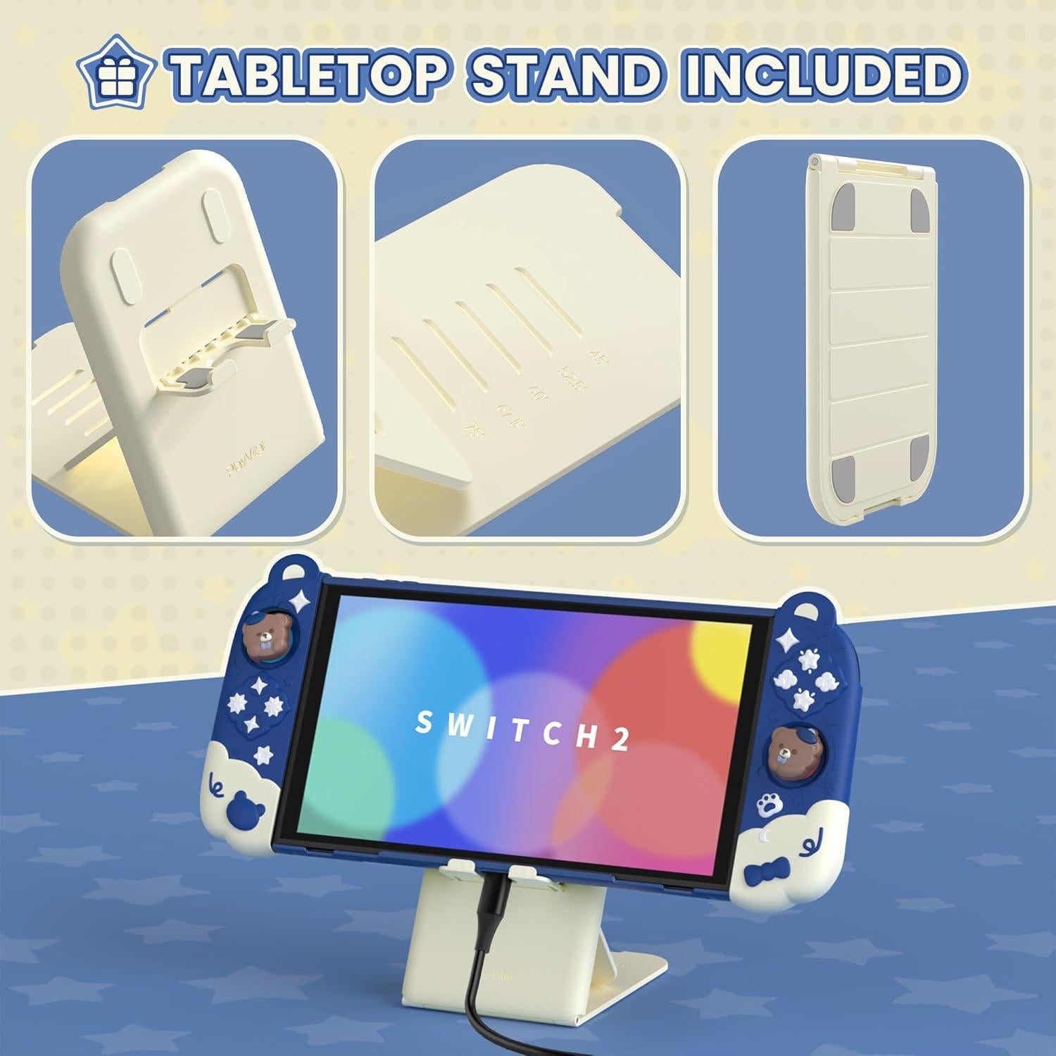 Funda Dockable PlayVital Buenas Noches Oso para Nintendo Switch 2